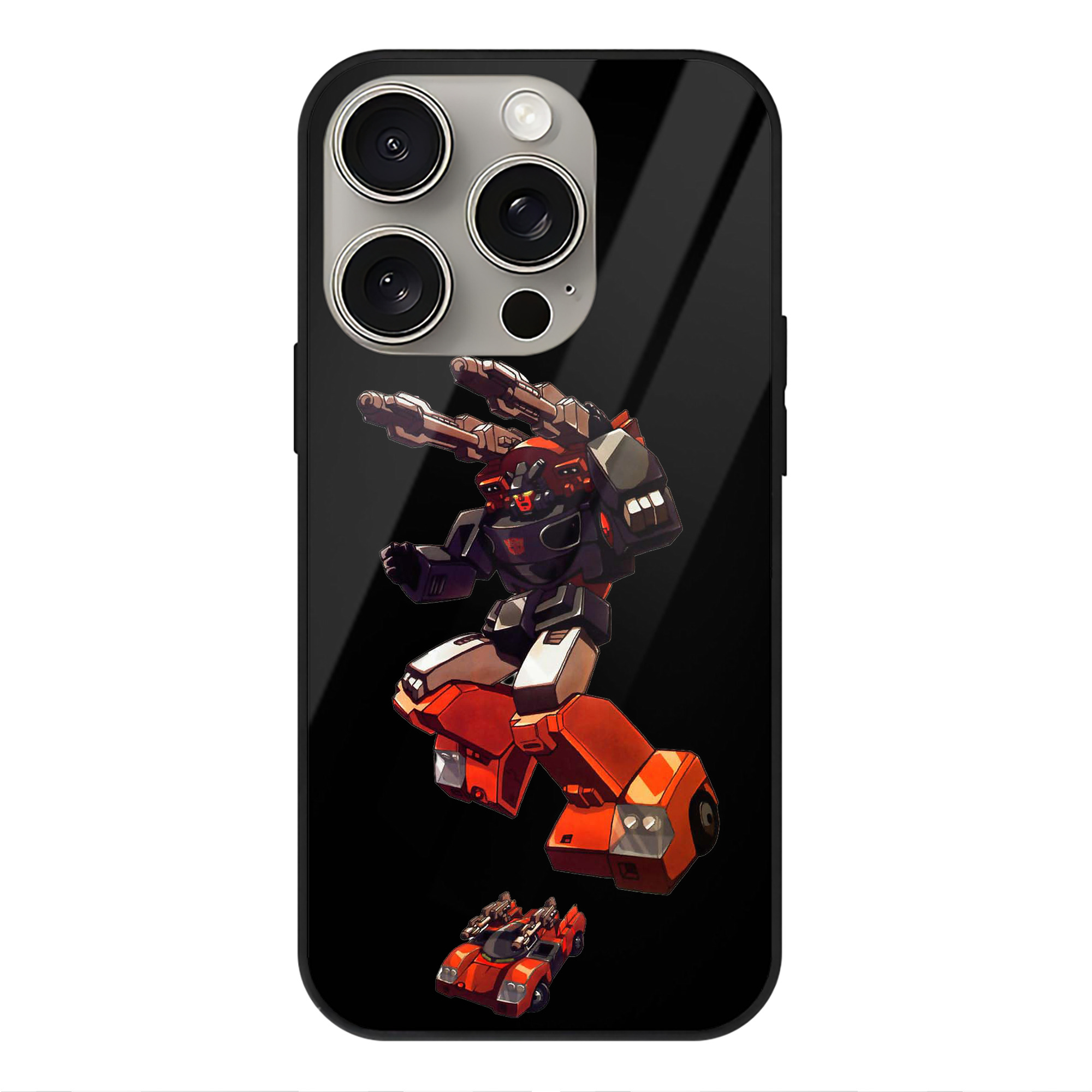 （画像用）  【iPhone15Pro対応】スマホケース 耐衝撃＆黄変防止 背面ガラス