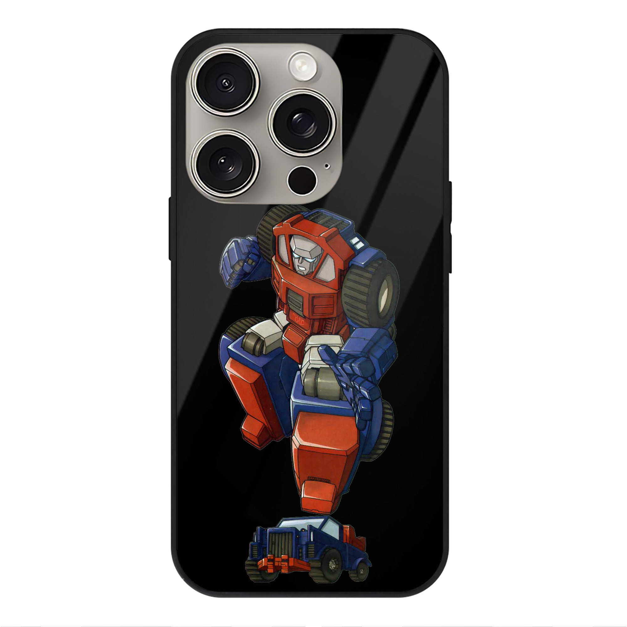 （画像用）  【iPhone15Pro対応】スマホケース 耐衝撃＆黄変防止 背面ガラス