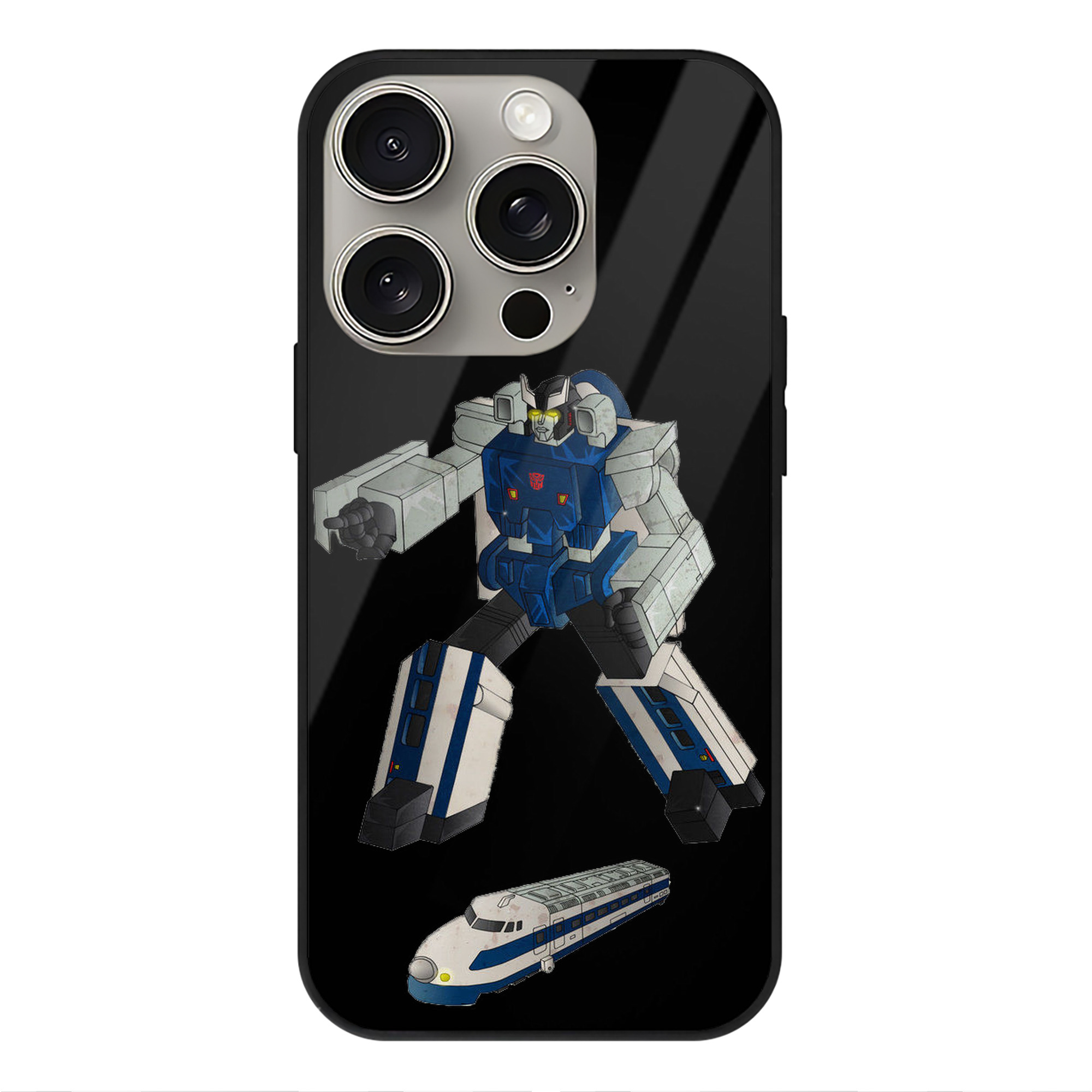 （画像用）  【iPhone15Pro対応】スマホケース 耐衝撃＆黄変防止 背面ガラス
