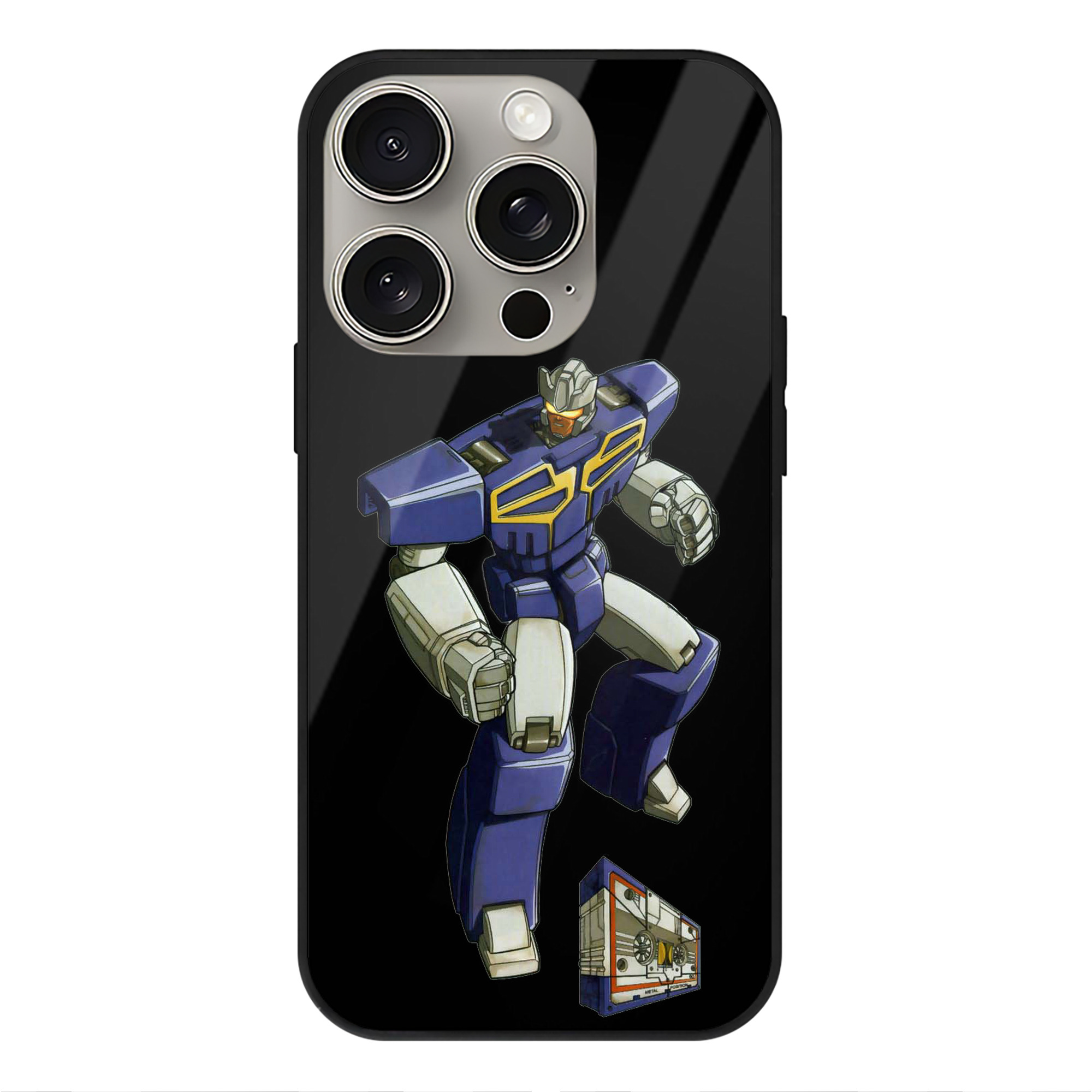 （画像用）  【iPhone15Pro対応】スマホケース 耐衝撃＆黄変防止 背面ガラス