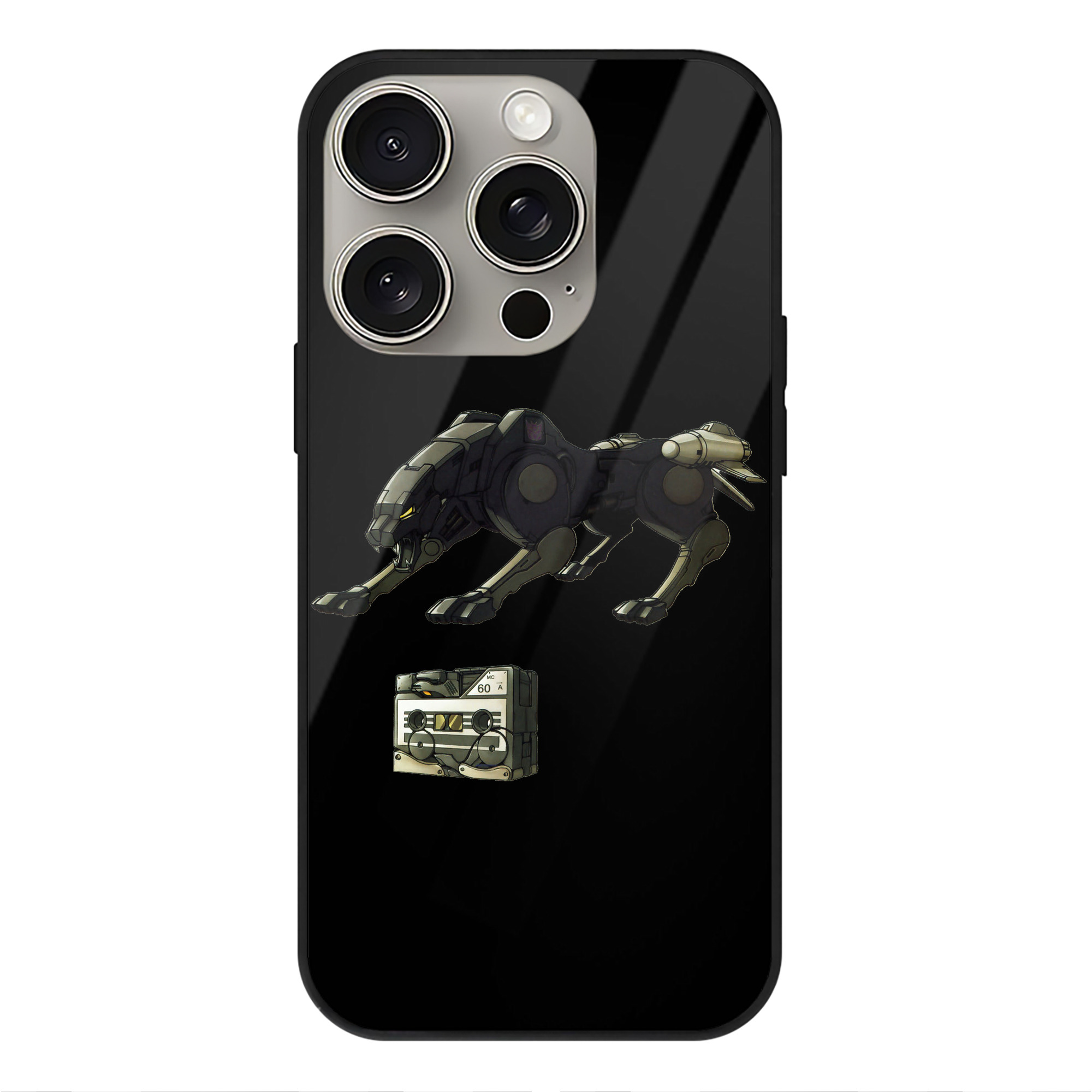 （画像用）  【iPhone15Pro対応】スマホケース 耐衝撃＆黄変防止 背面ガラス