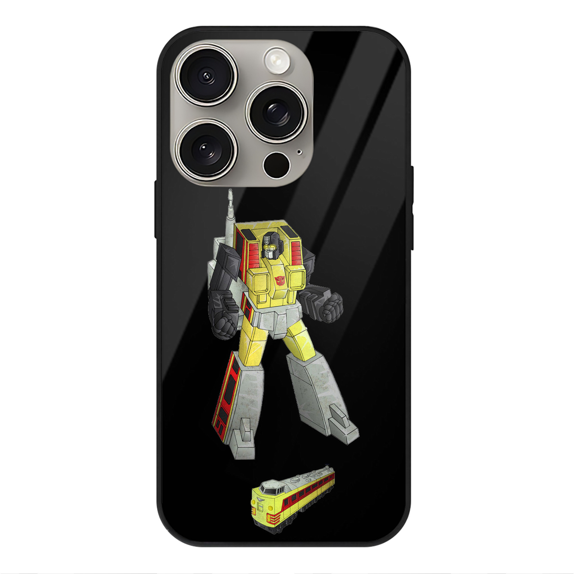 （画像用）  【iPhone15Pro対応】スマホケース 耐衝撃＆黄変防止 背面ガラス