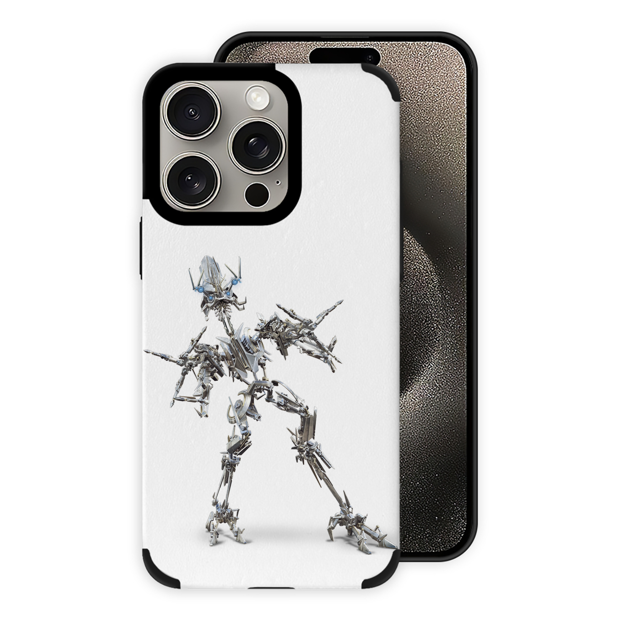 （画像用）  【iPhone15ProMax対応】 PUレザー スマホケース 耐衝撃＆黄変防止