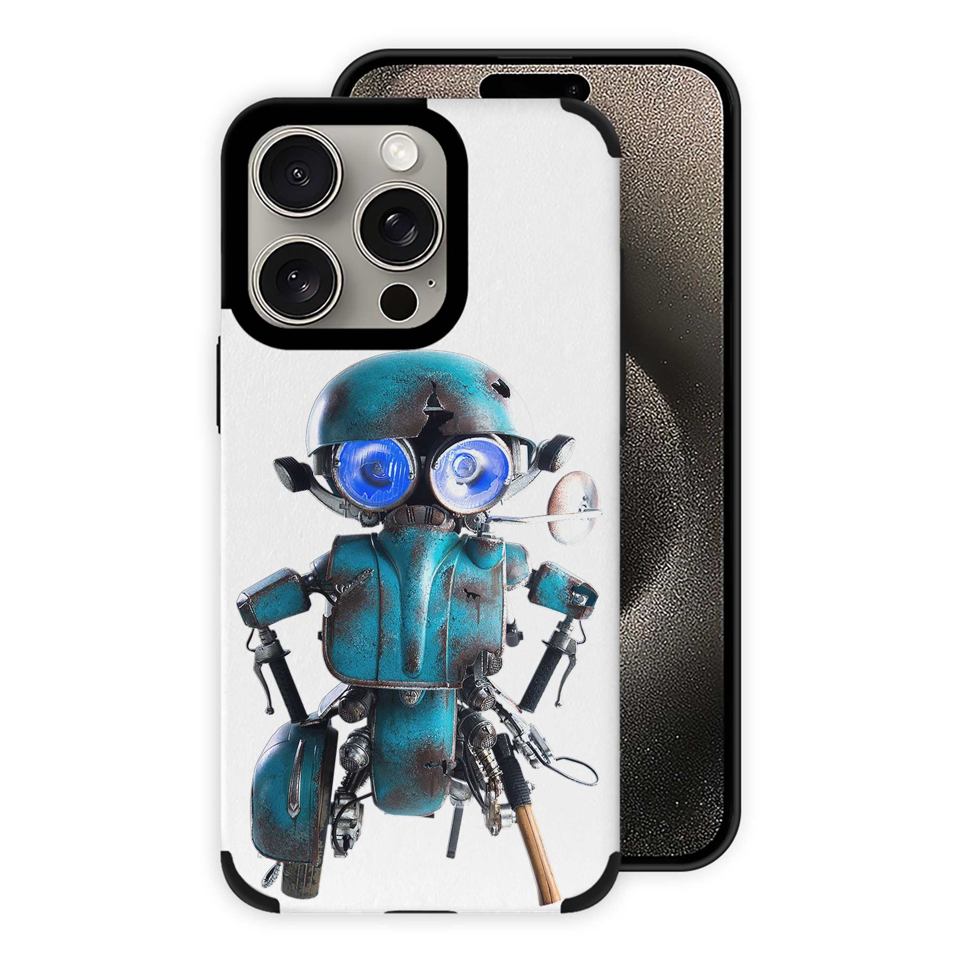 （画像用）  【iPhone15ProMax対応】 PUレザー スマホケース 耐衝撃＆黄変防止