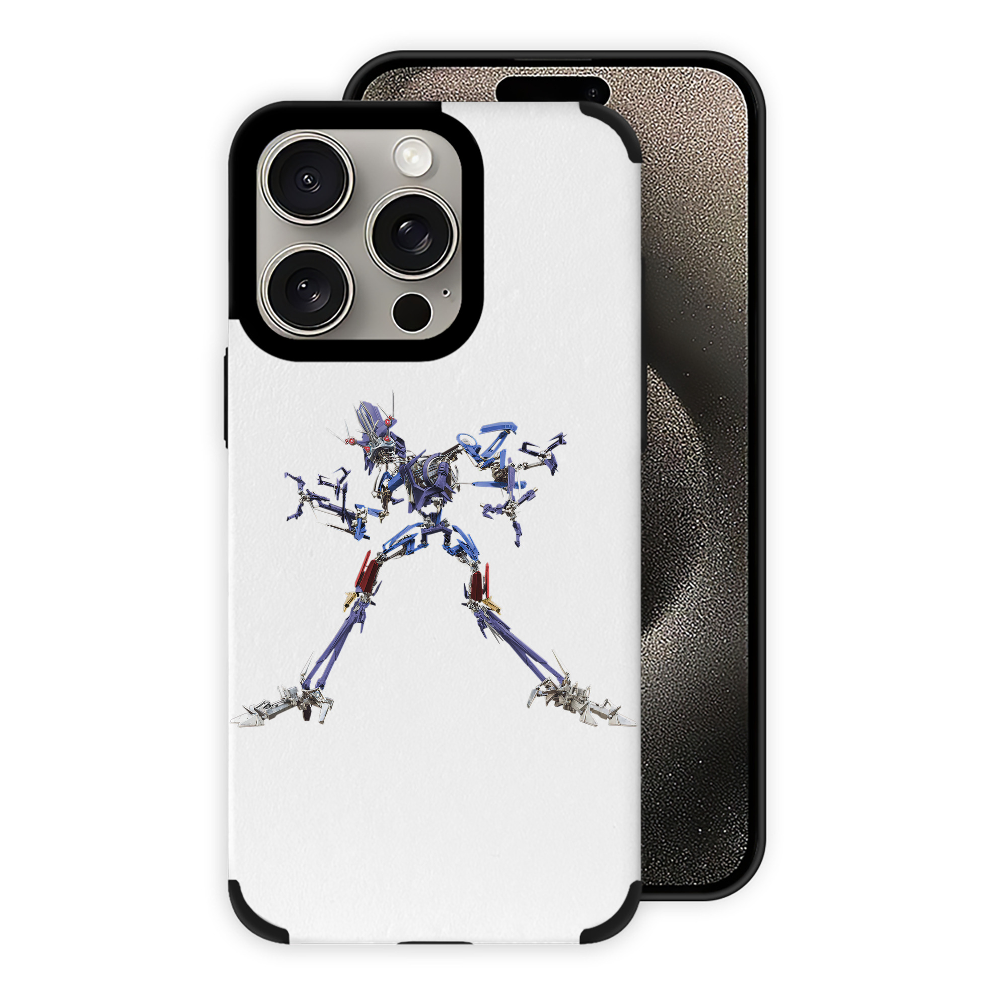 （画像用）  【iPhone15ProMax対応】 PUレザー スマホケース 耐衝撃＆黄変防止