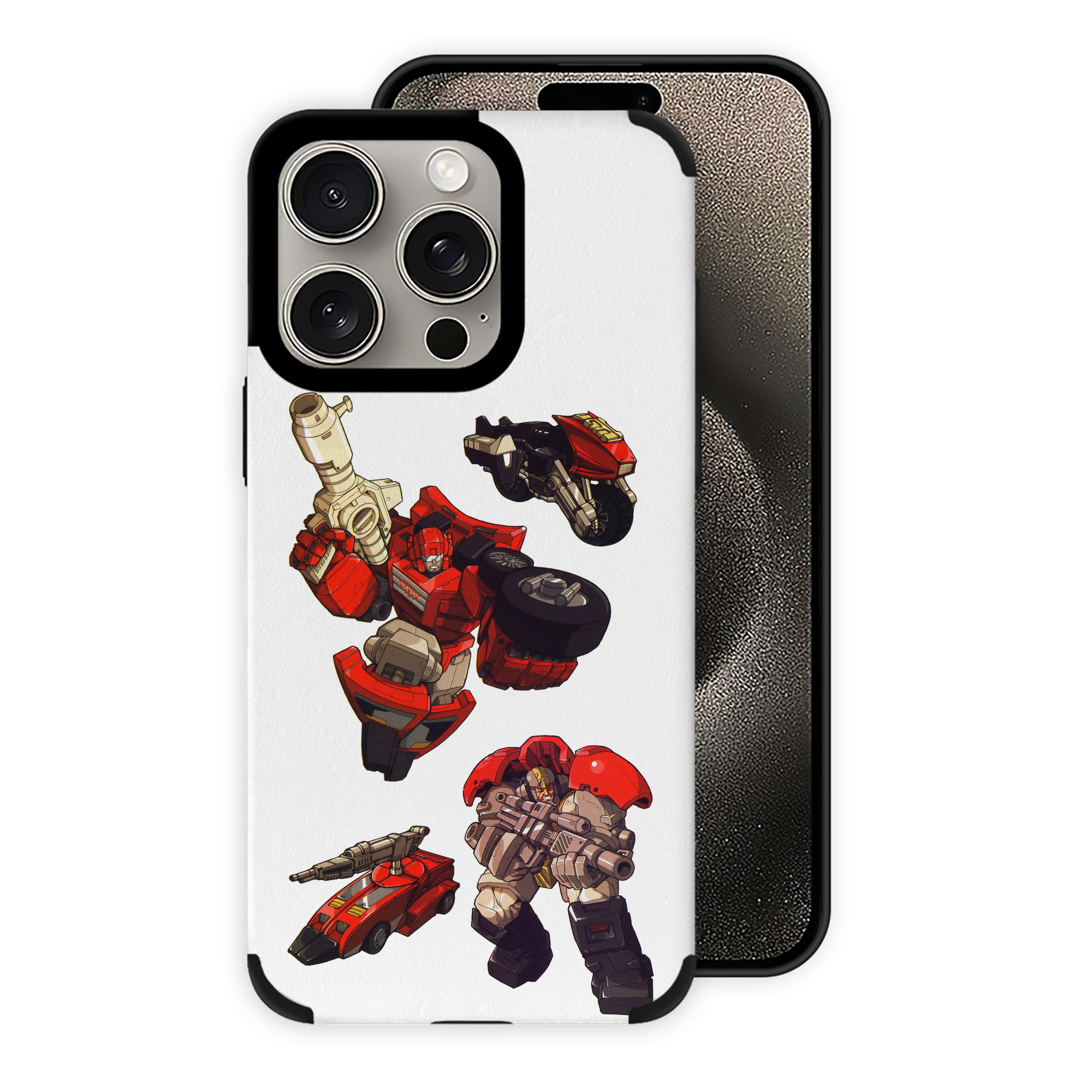 （画像用）  【iPhone15ProMax対応】 PUレザー スマホケース 耐衝撃＆黄変防止