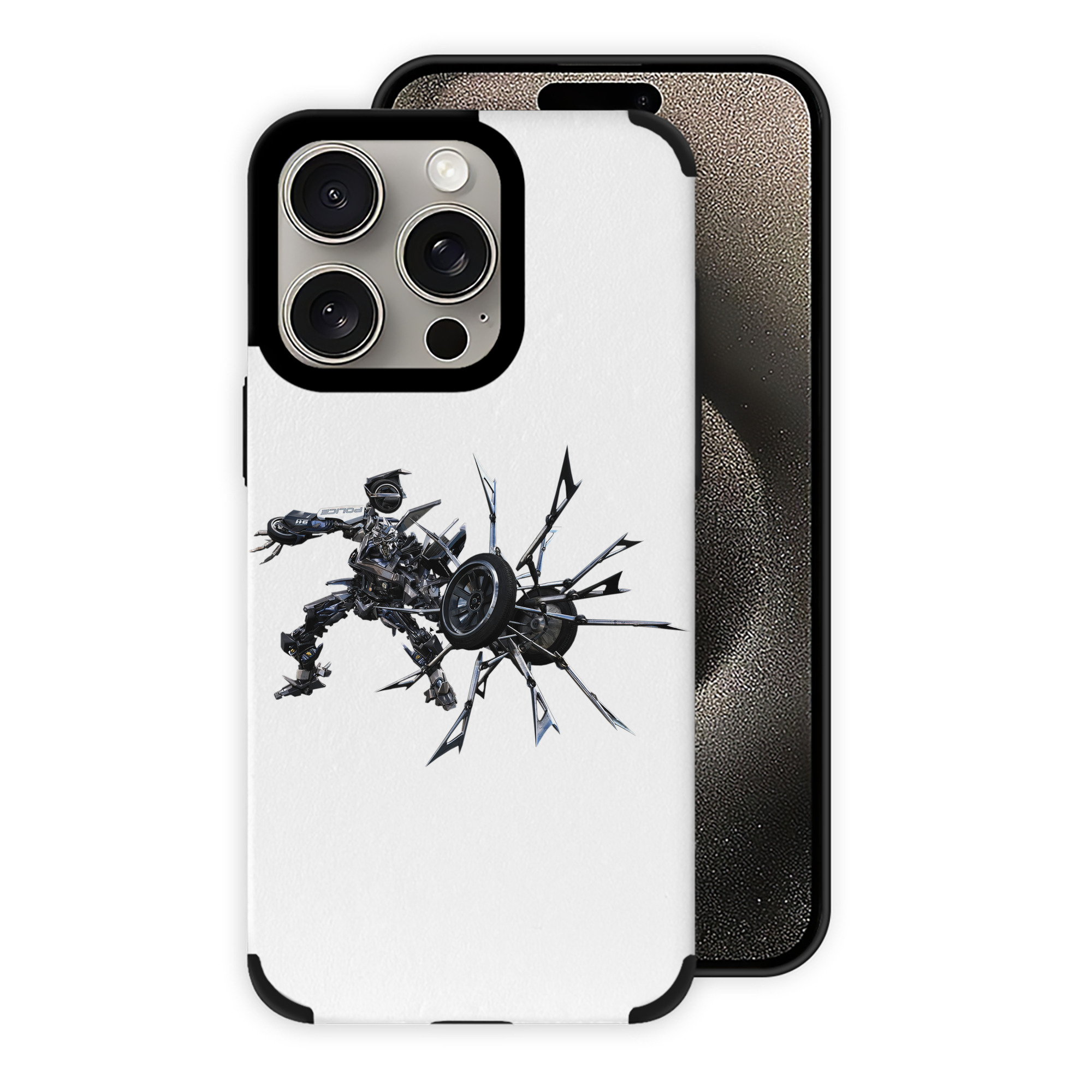 （画像用）  【iPhone15ProMax対応】 PUレザー スマホケース 耐衝撃＆黄変防止