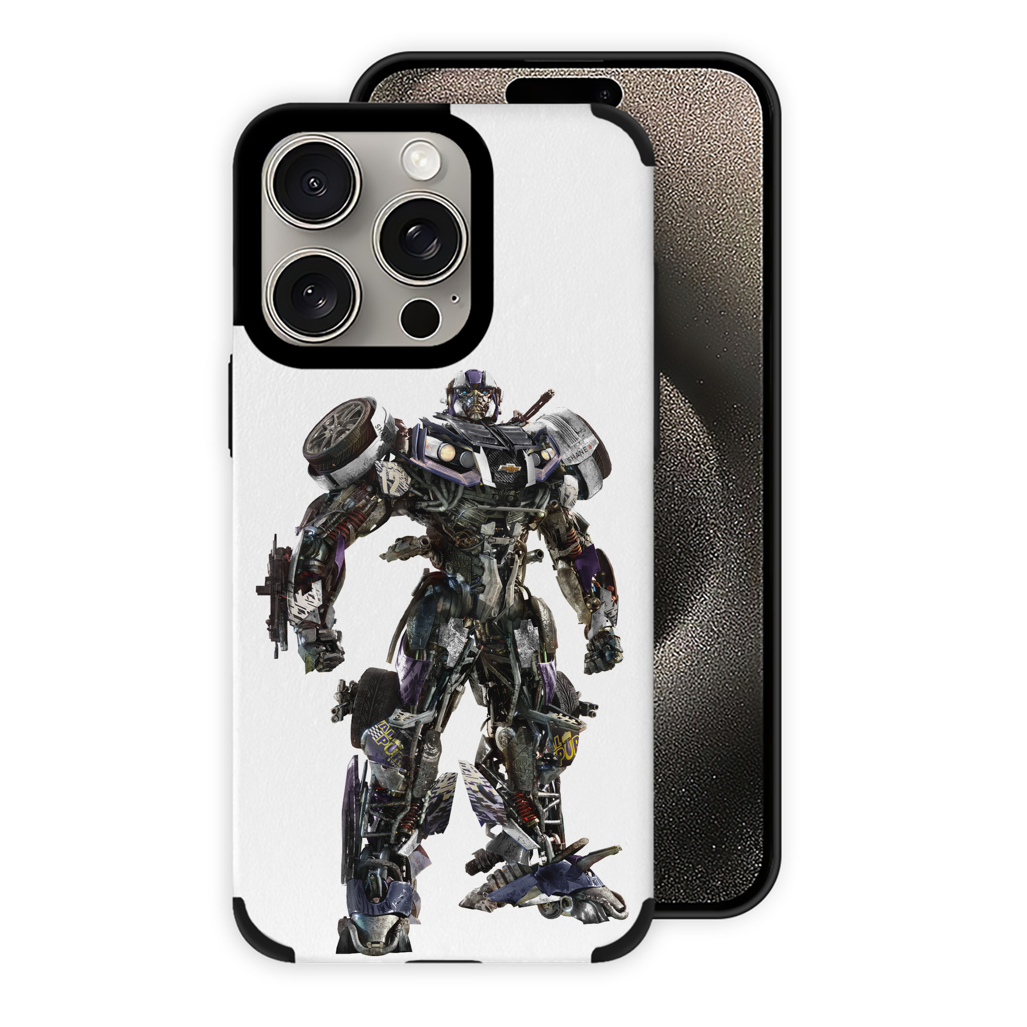 （画像用）  【iPhone15ProMax対応】 PUレザー スマホケース 耐衝撃＆黄変防止