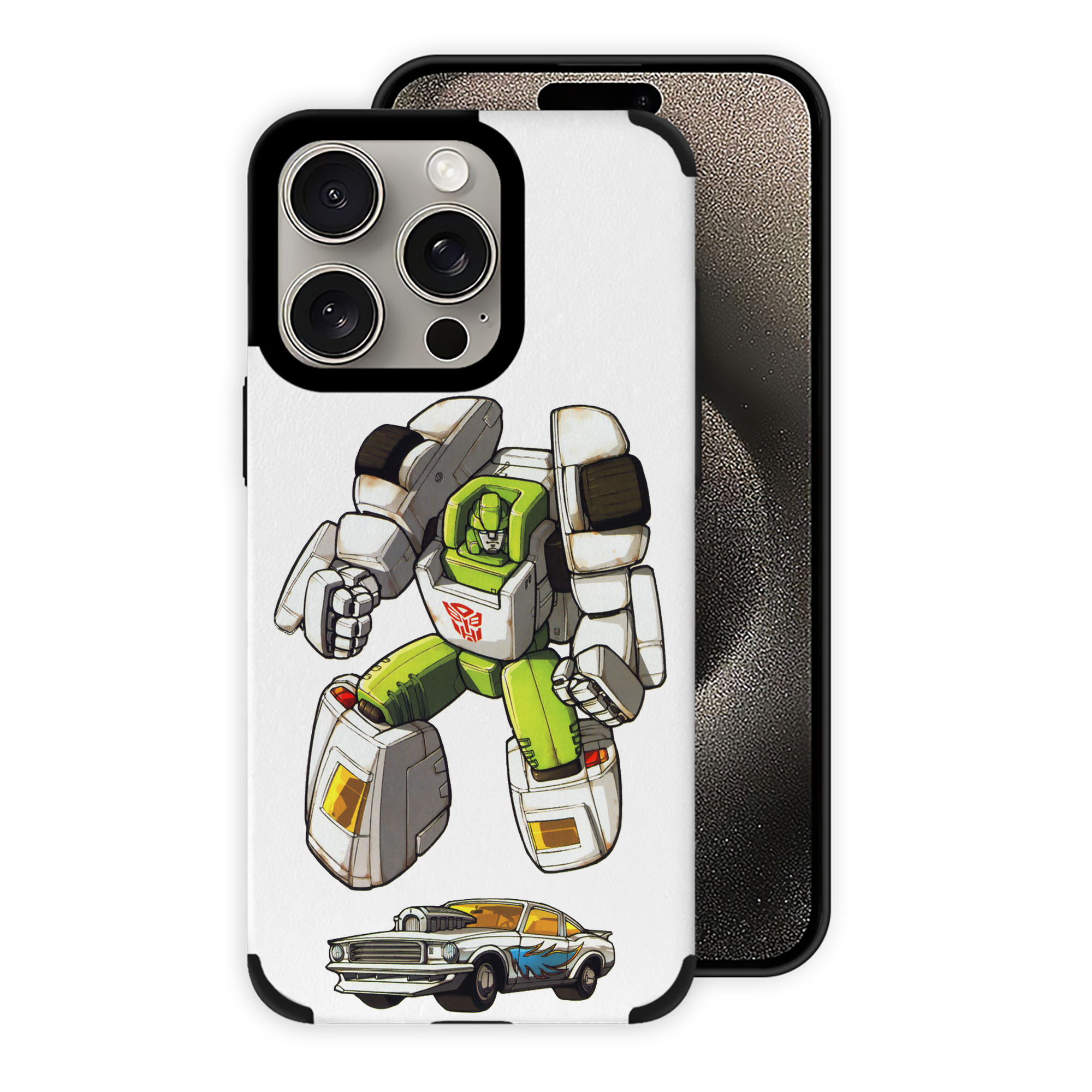 （画像用）  【iPhone15ProMax対応】 PUレザー スマホケース 耐衝撃＆黄変防止