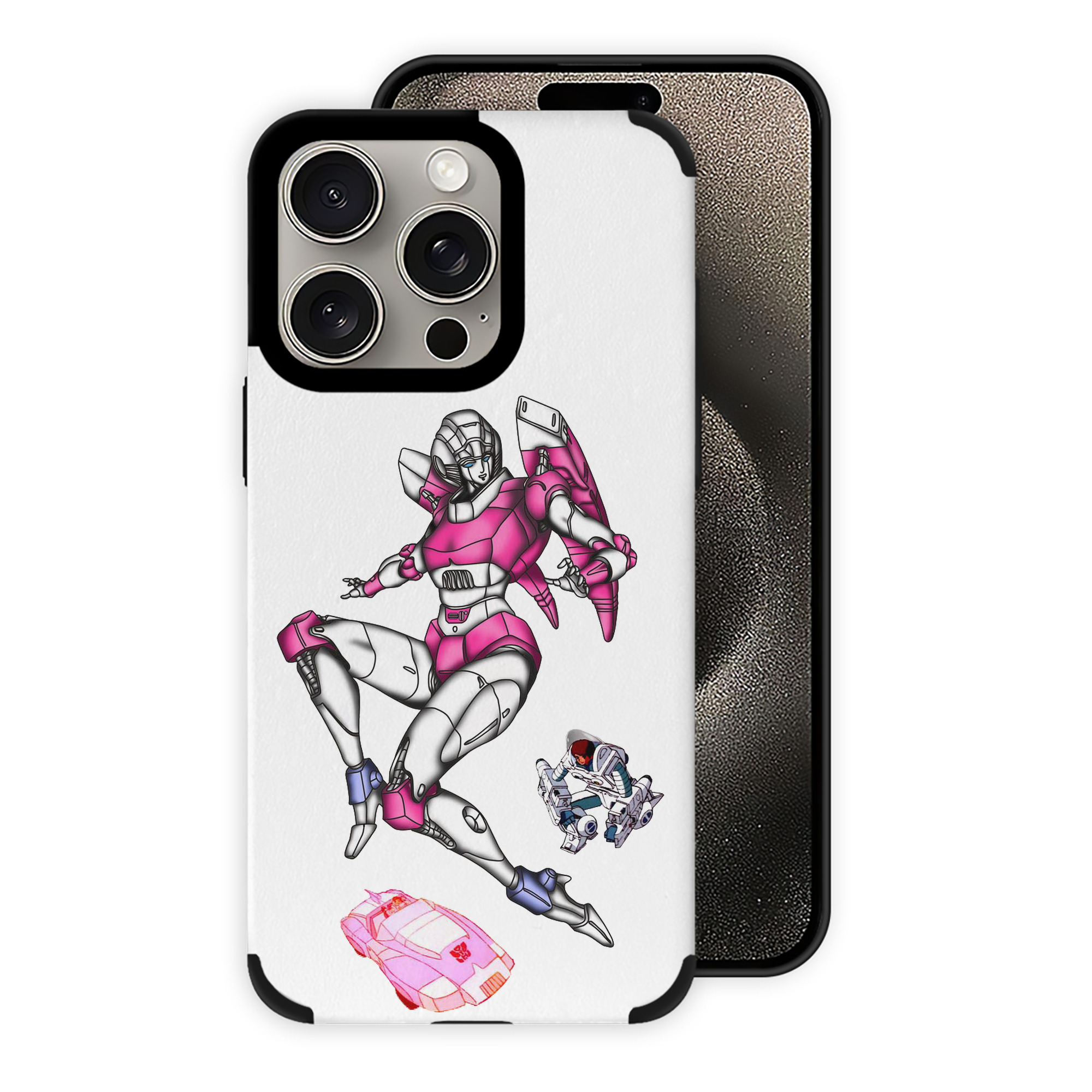 （画像用）  【iPhone15ProMax対応】 PUレザー スマホケース 耐衝撃＆黄変防止
