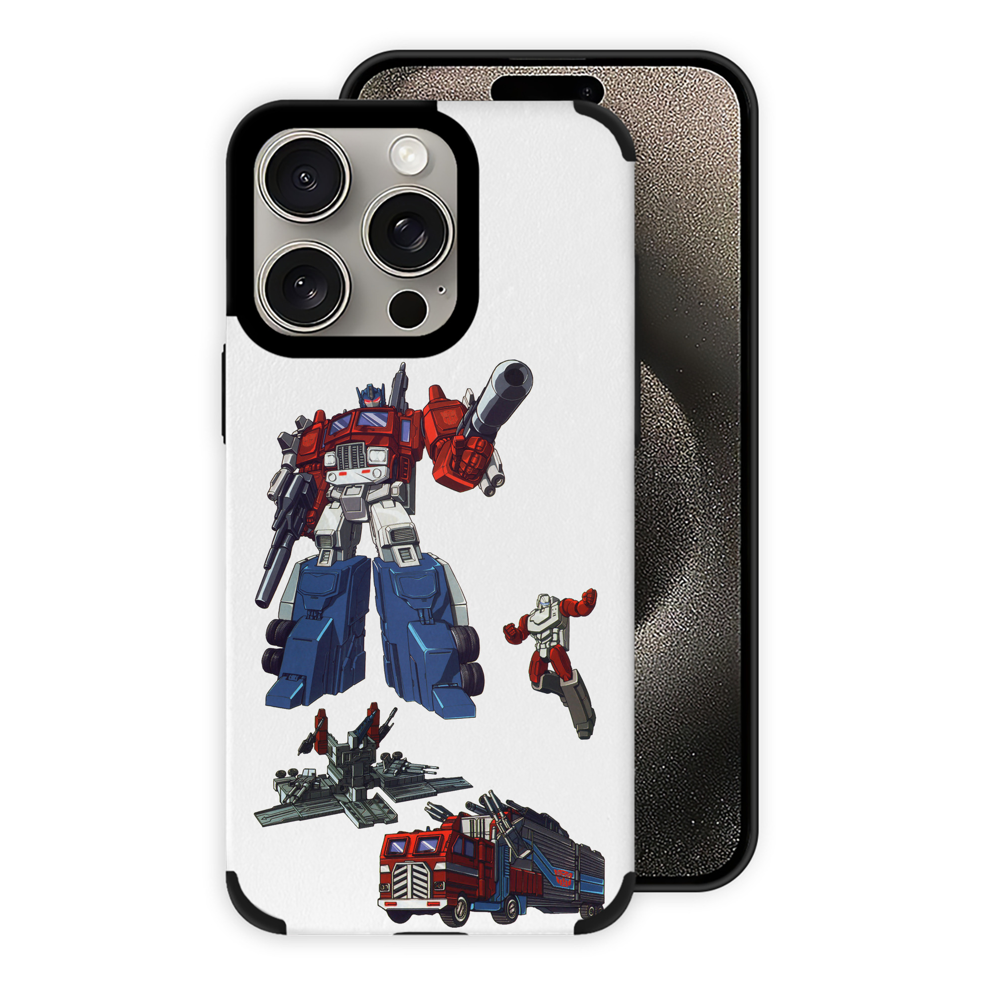 （画像用）  【iPhone15ProMax対応】 PUレザー スマホケース 耐衝撃＆黄変防止