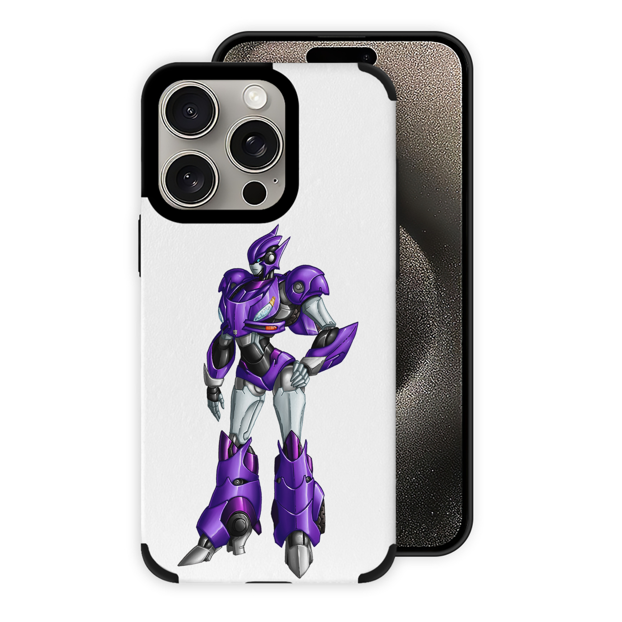（画像用）  【iPhone15ProMax対応】 PUレザー スマホケース 耐衝撃＆黄変防止