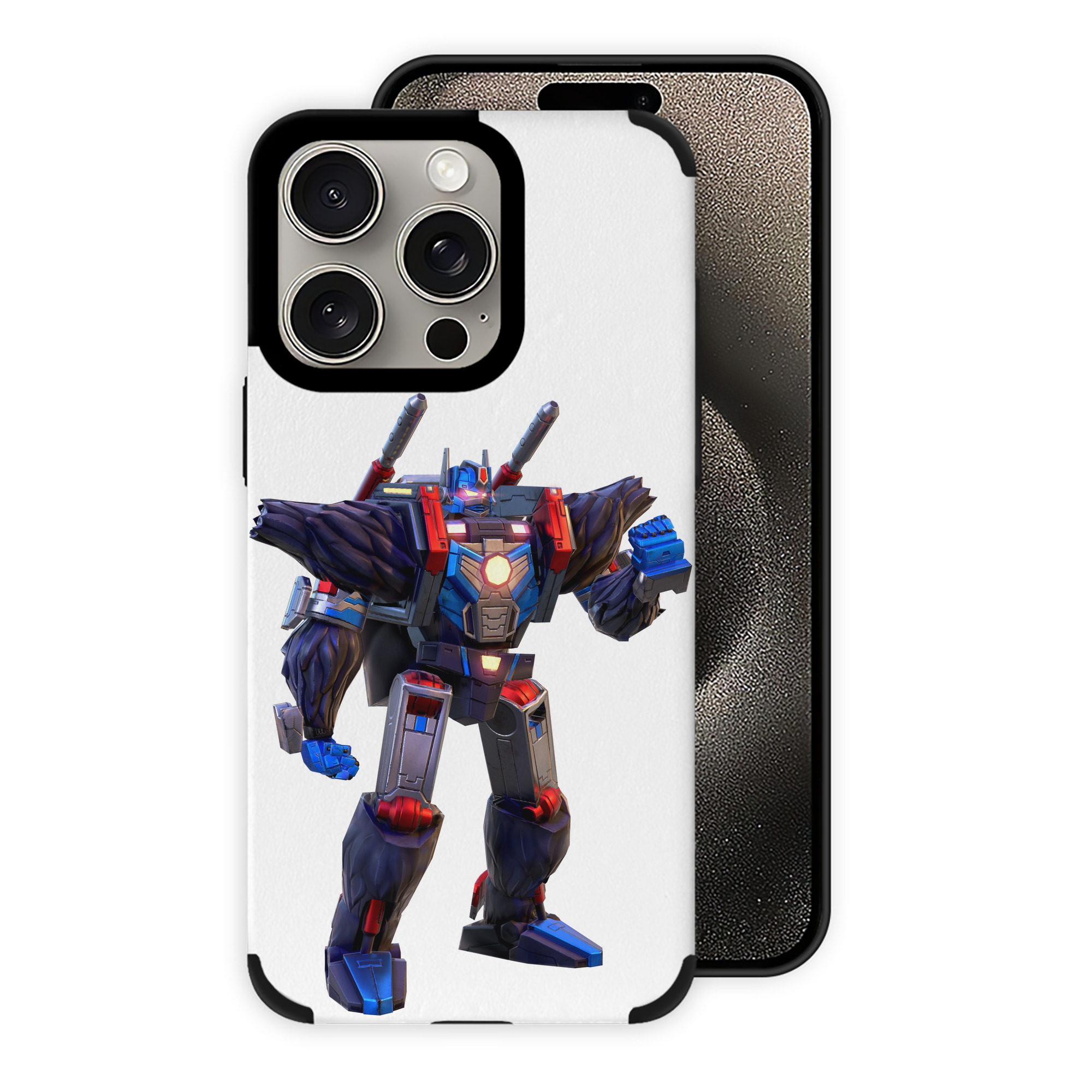（画像用）  【iPhone15ProMax対応】 PUレザー スマホケース 耐衝撃＆黄変防止
