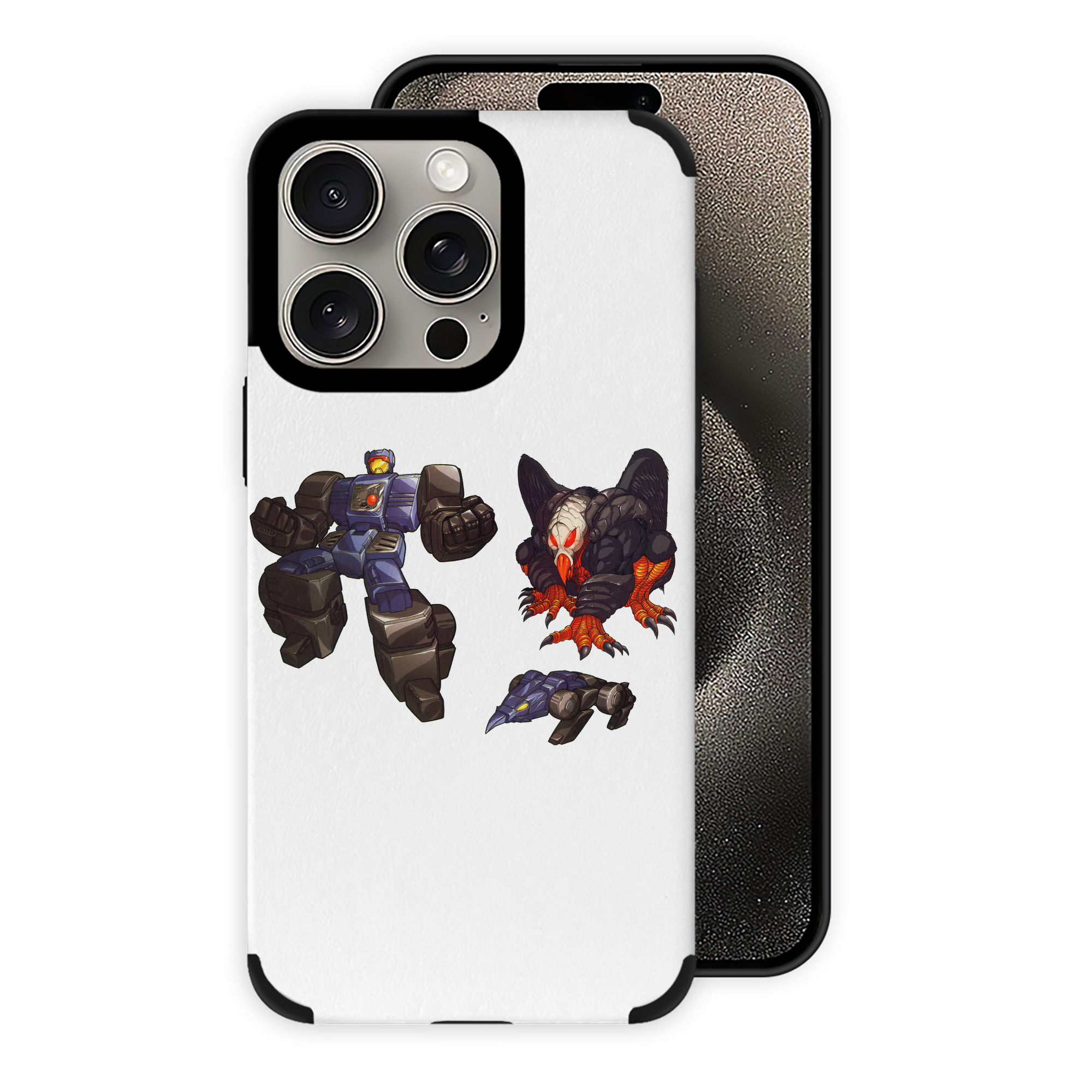 （画像用）  【iPhone15ProMax対応】 PUレザー スマホケース 耐衝撃＆黄変防止