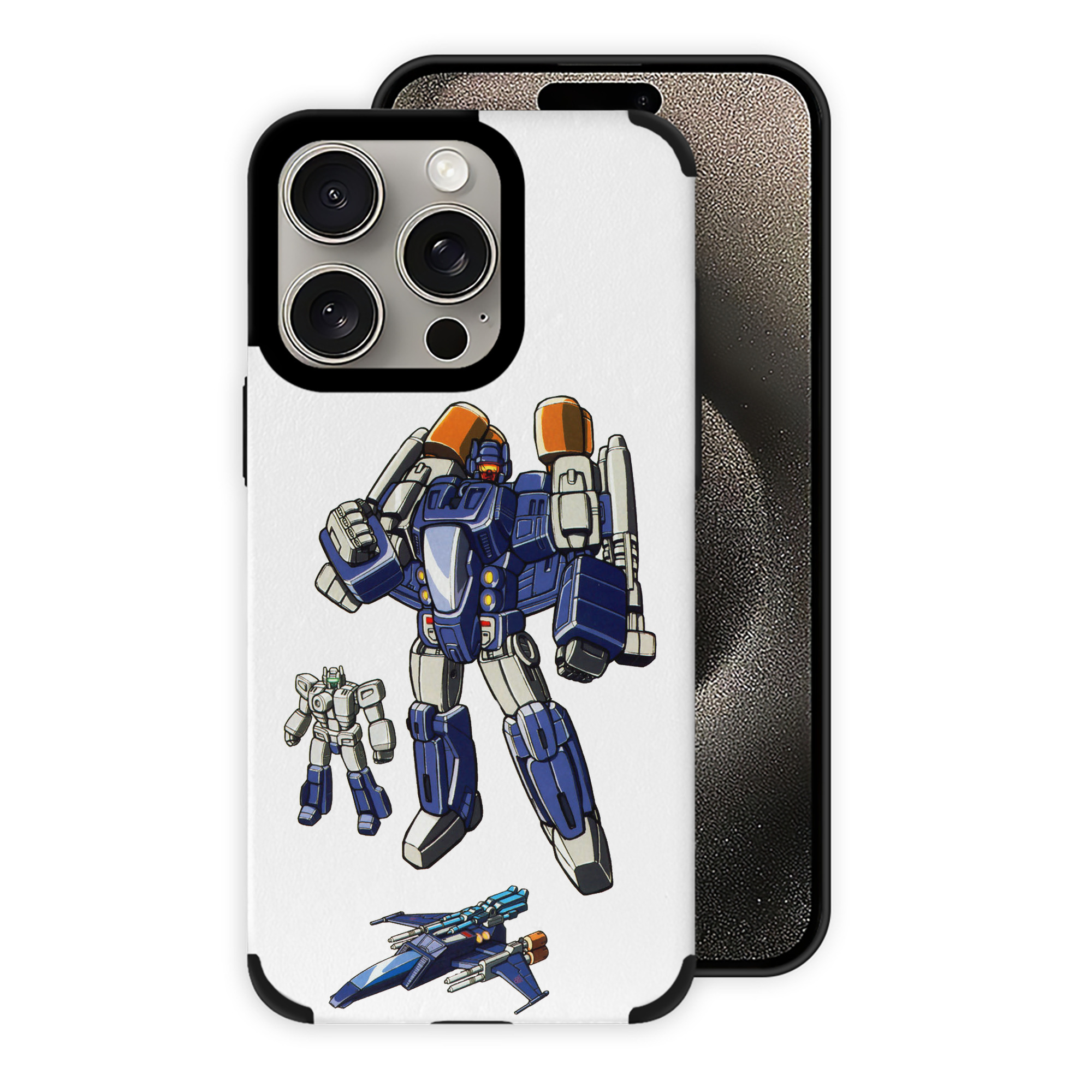 （画像用）  【iPhone15ProMax対応】 PUレザー スマホケース 耐衝撃＆黄変防止