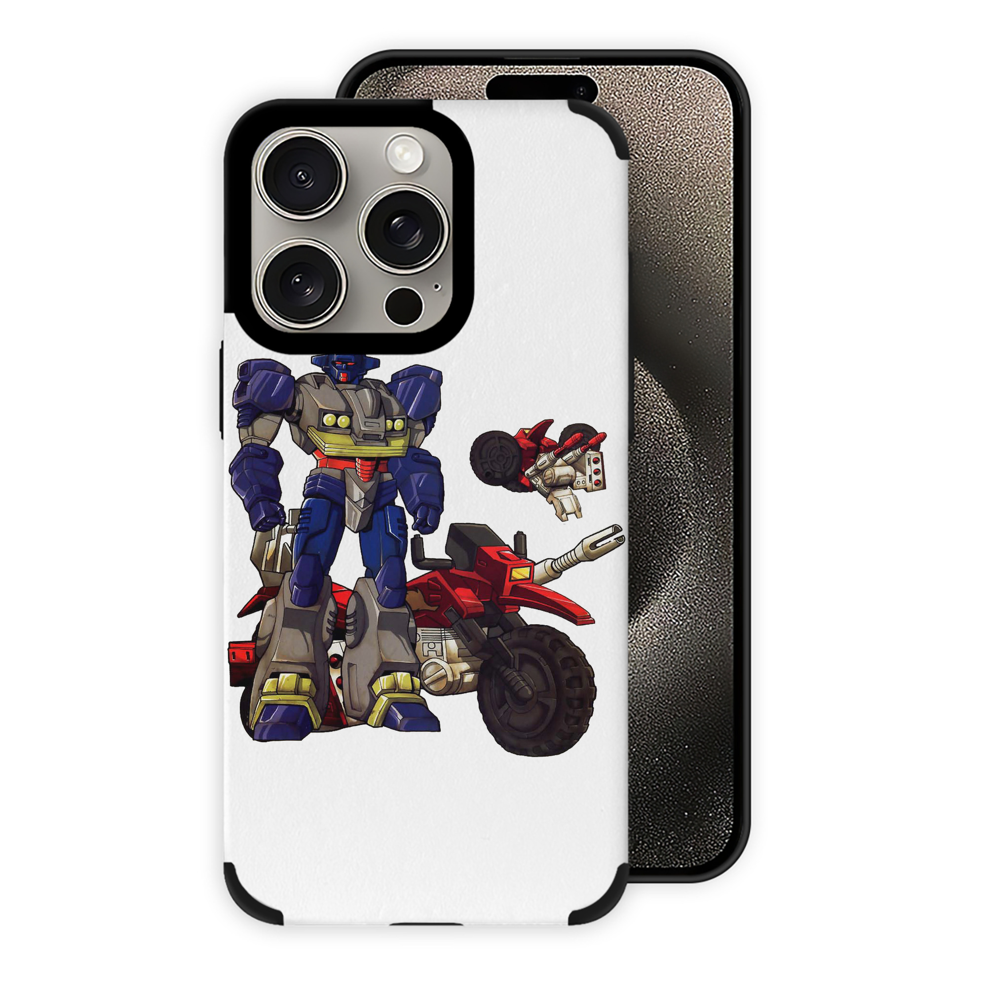 （画像用）  【iPhone15ProMax対応】 PUレザー スマホケース 耐衝撃＆黄変防止