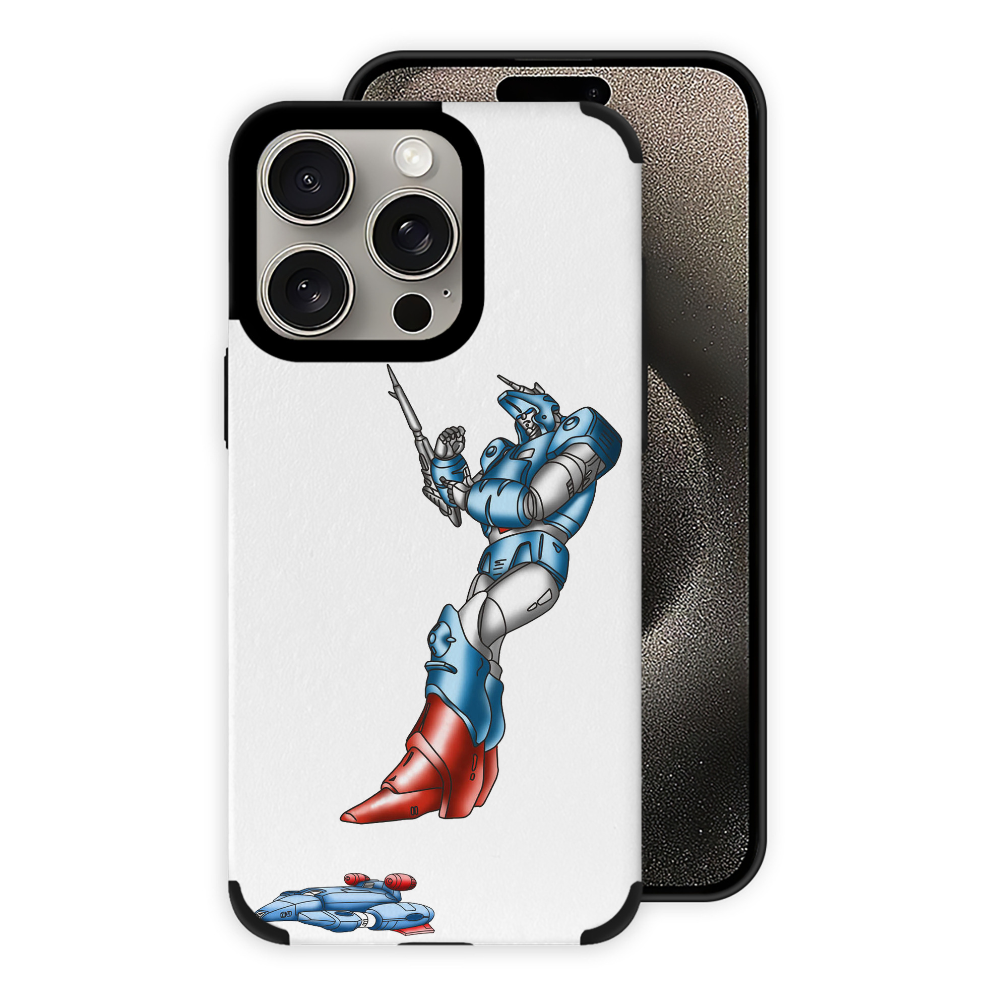 （画像用）  【iPhone15ProMax対応】 PUレザー スマホケース 耐衝撃＆黄変防止