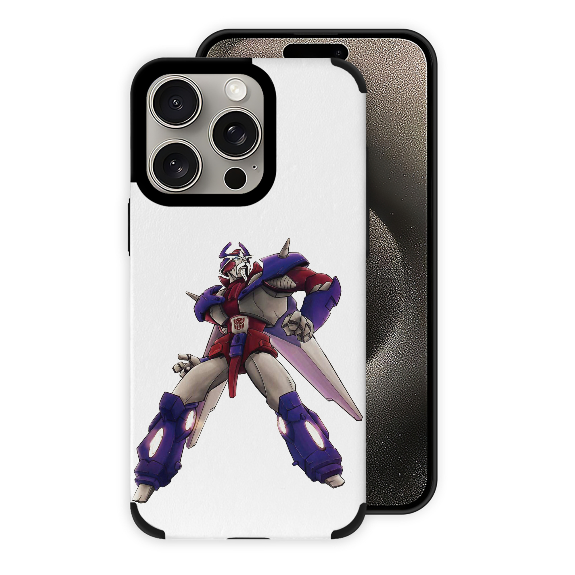 （画像用）  【iPhone15ProMax対応】 PUレザー スマホケース 耐衝撃＆黄変防止