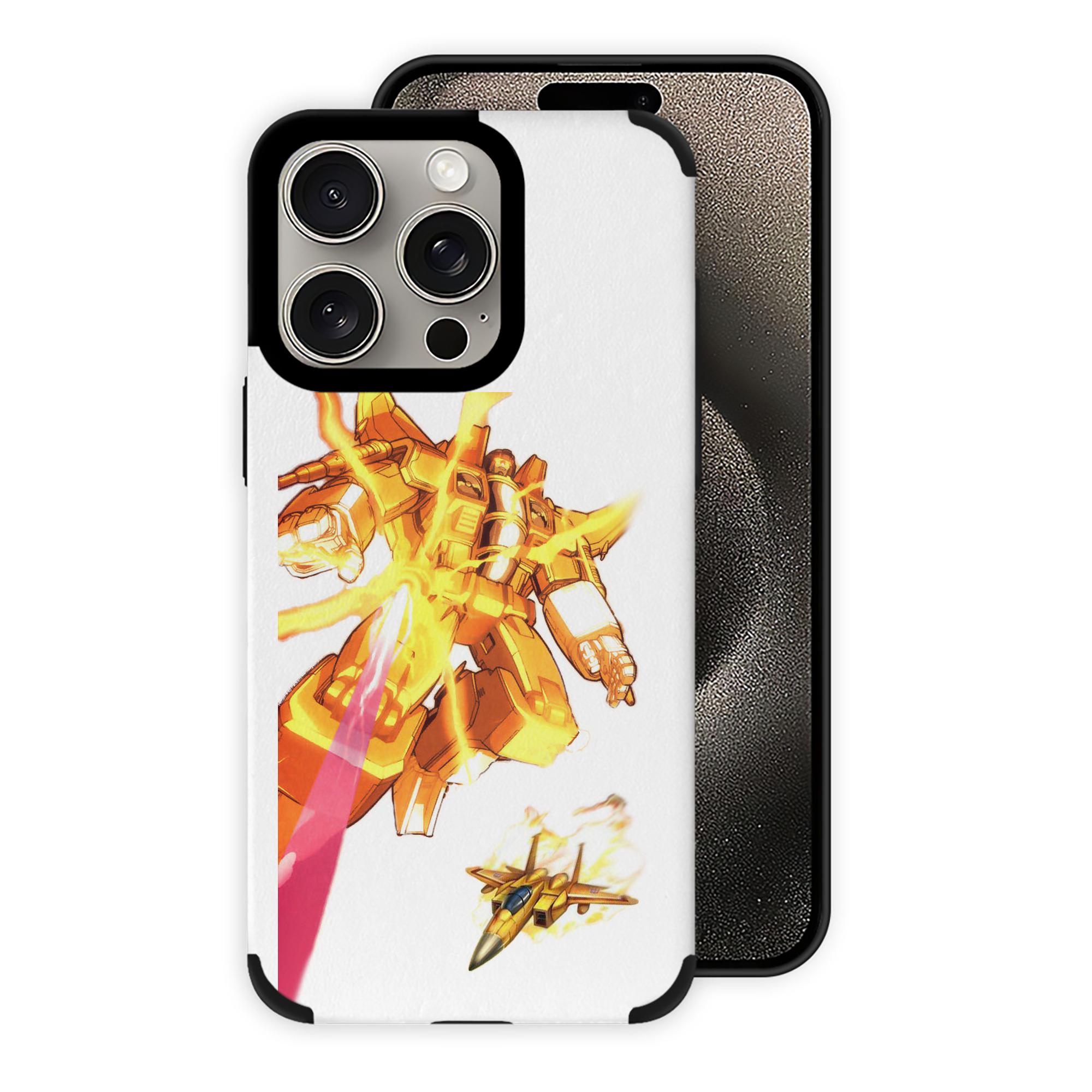 （画像用）  【iPhone15ProMax対応】 PUレザー スマホケース 耐衝撃＆黄変防止