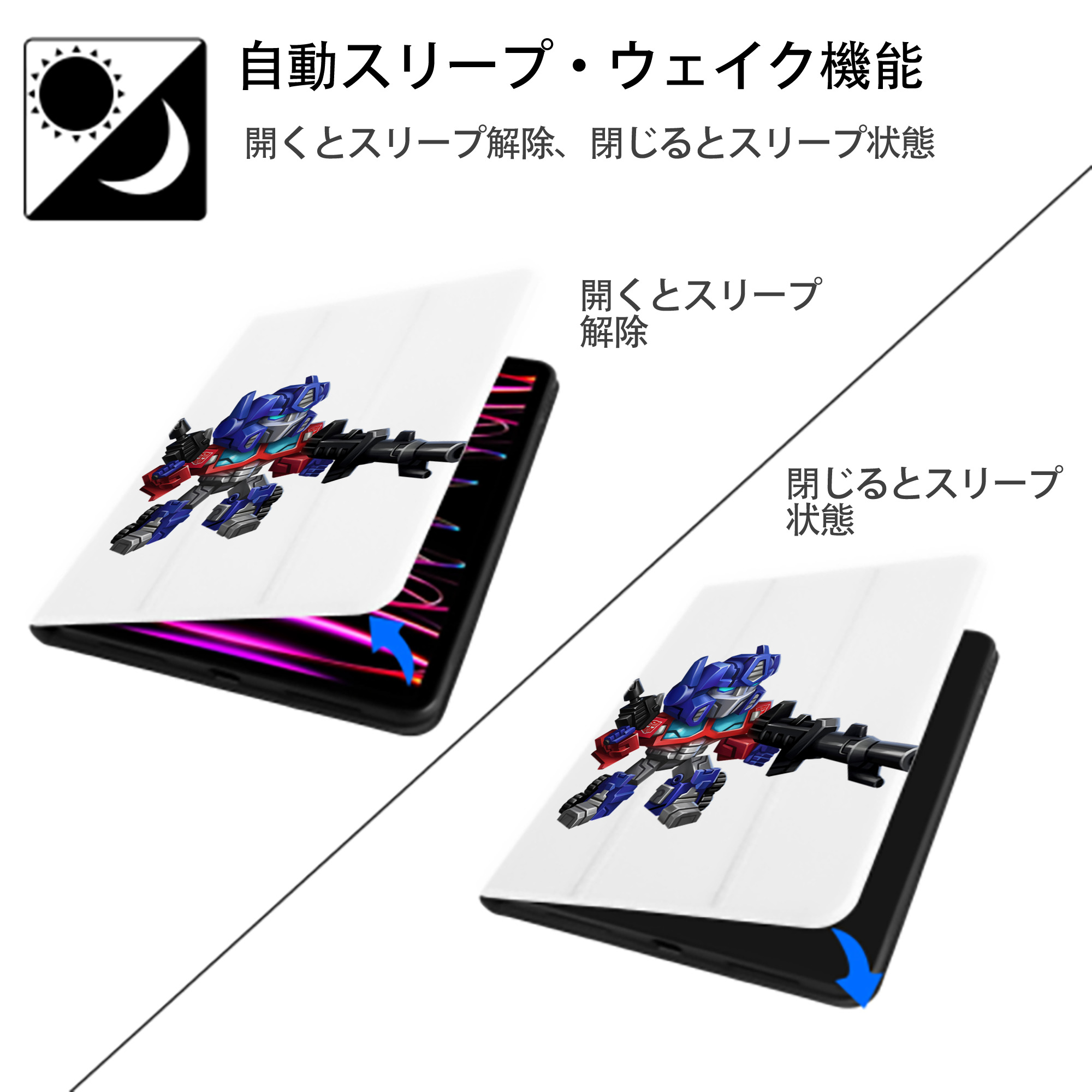  IPad ケース ペン収納付き 三つ折りスタンド PUレザー×シリコン 対応機種9.5/10.5/10.9インチ