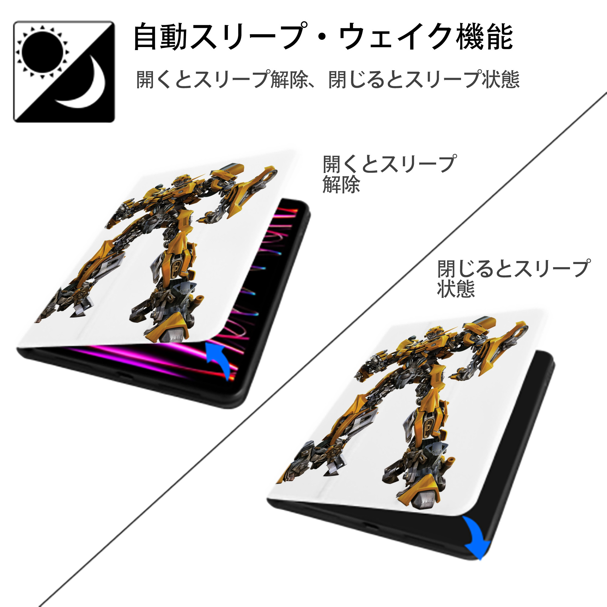  IPad ケース ペン収納付き 三つ折りスタンド PUレザー×シリコン 対応機種9.5/10.5/10.9インチ