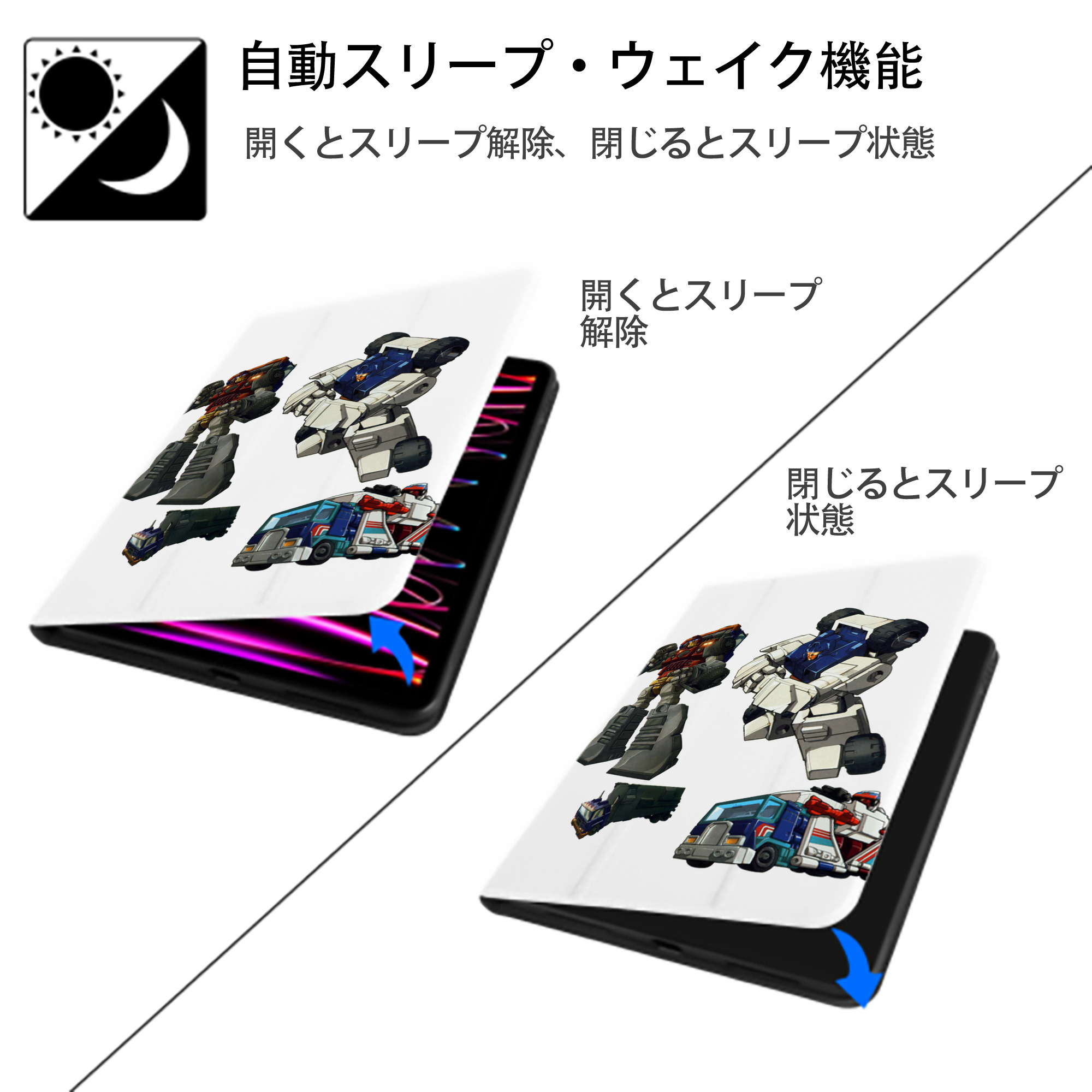  IPad ケース ペン収納付き 三つ折りスタンド PUレザー×シリコン 対応機種9.5/10.5/10.9インチ
