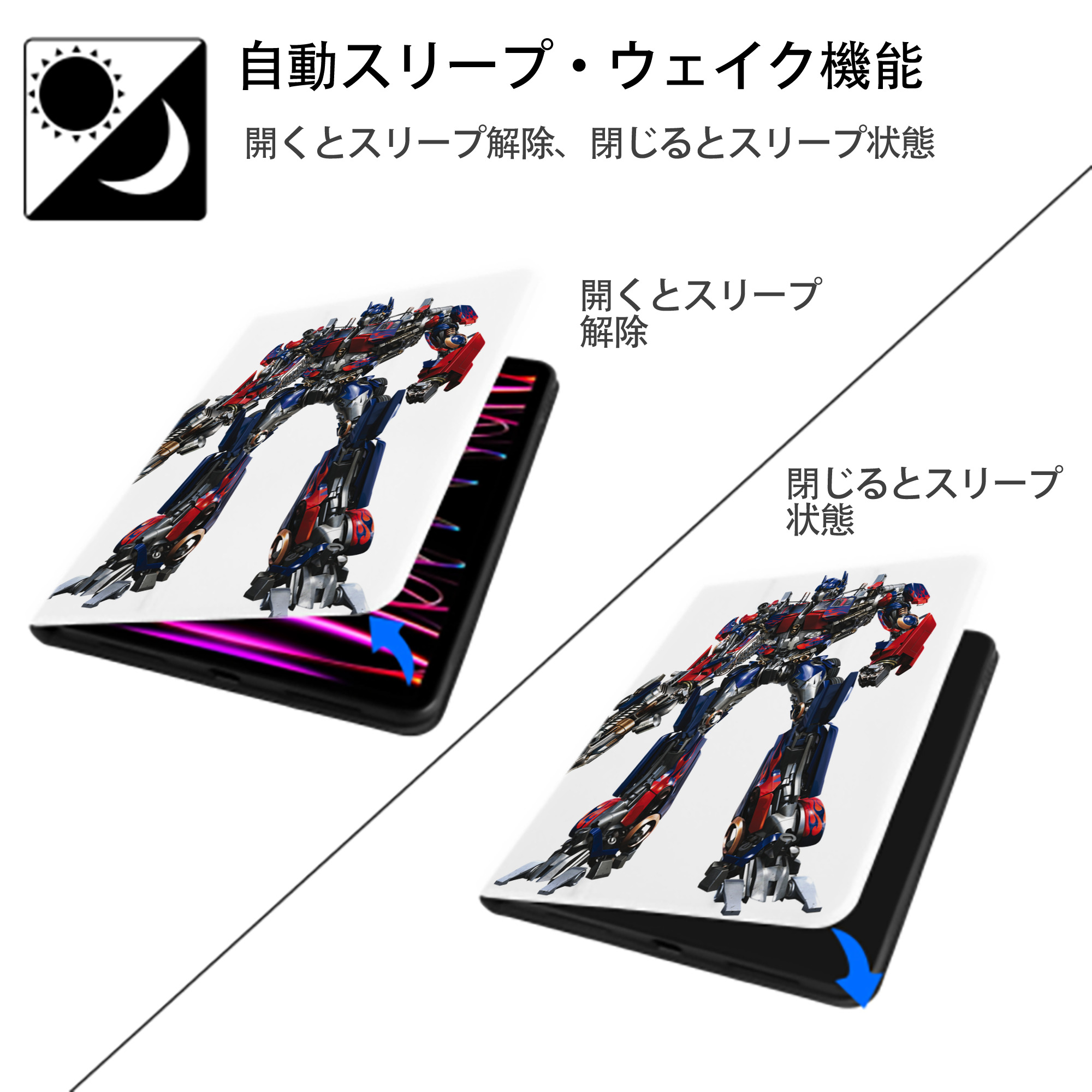  IPad ケース ペン収納付き 三つ折りスタンド PUレザー×シリコン 対応機種9.5/10.5/10.9インチ