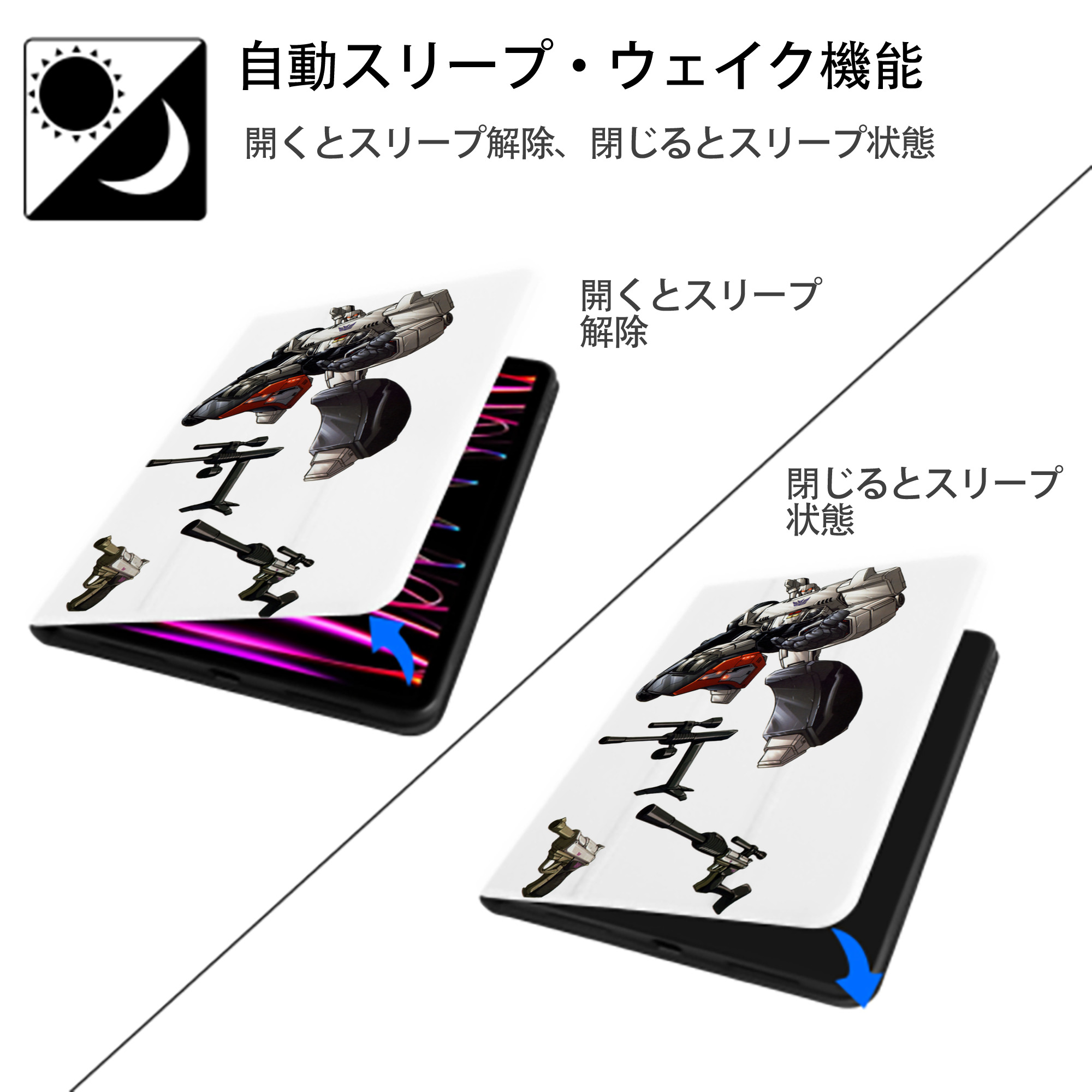  IPad ケース ペン収納付き 三つ折りスタンド PUレザー×シリコン 対応機種9.5/10.5/10.9インチ