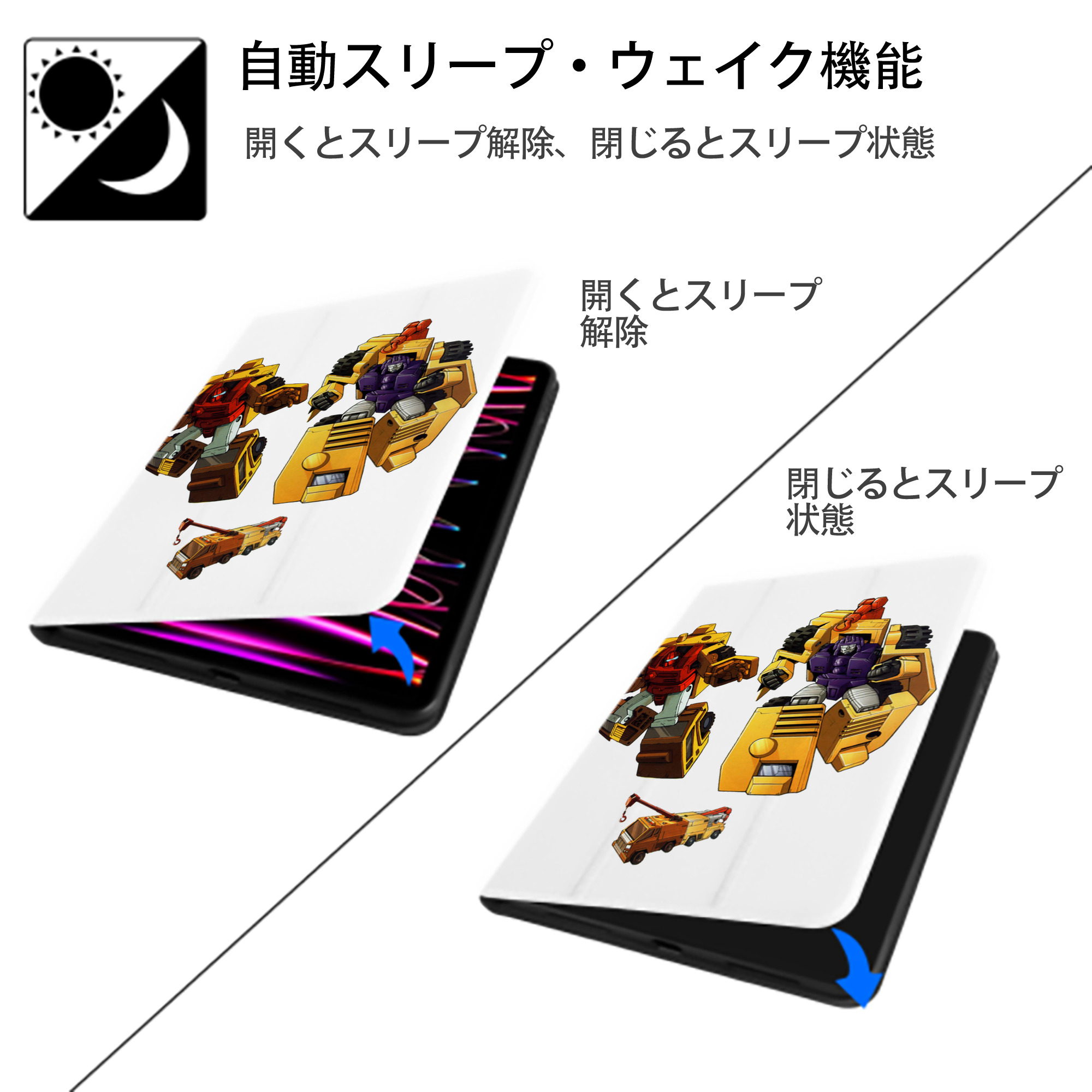  IPad ケース ペン収納付き 三つ折りスタンド PUレザー×シリコン 対応機種9.5/10.5/10.9インチ