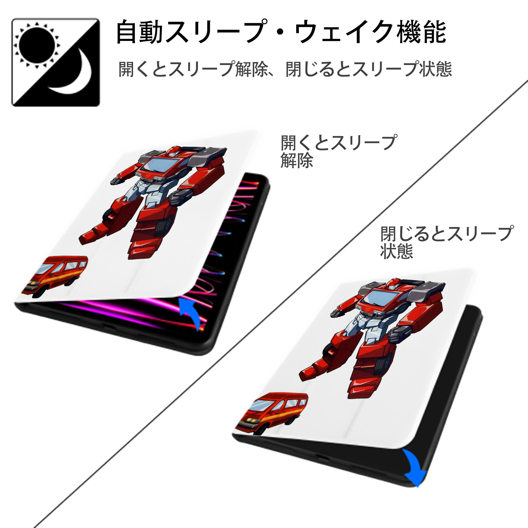  IPad ケース ペン収納付き 三つ折りスタンド PUレザー×シリコン 対応機種9.5/10.5/10.9インチ