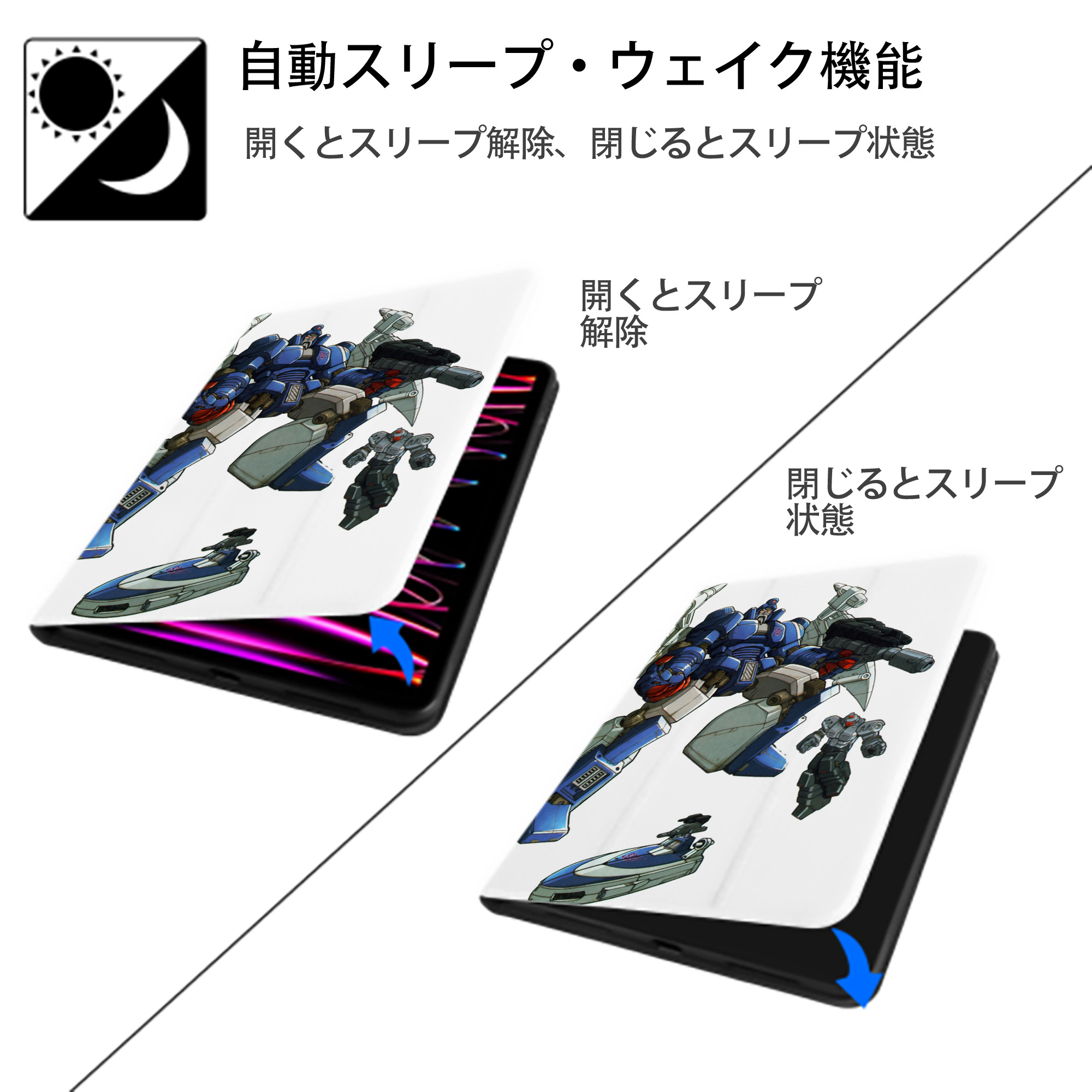  IPad ケース ペン収納付き 三つ折りスタンド PUレザー×シリコン 対応機種9.5/10.5/10.9インチ