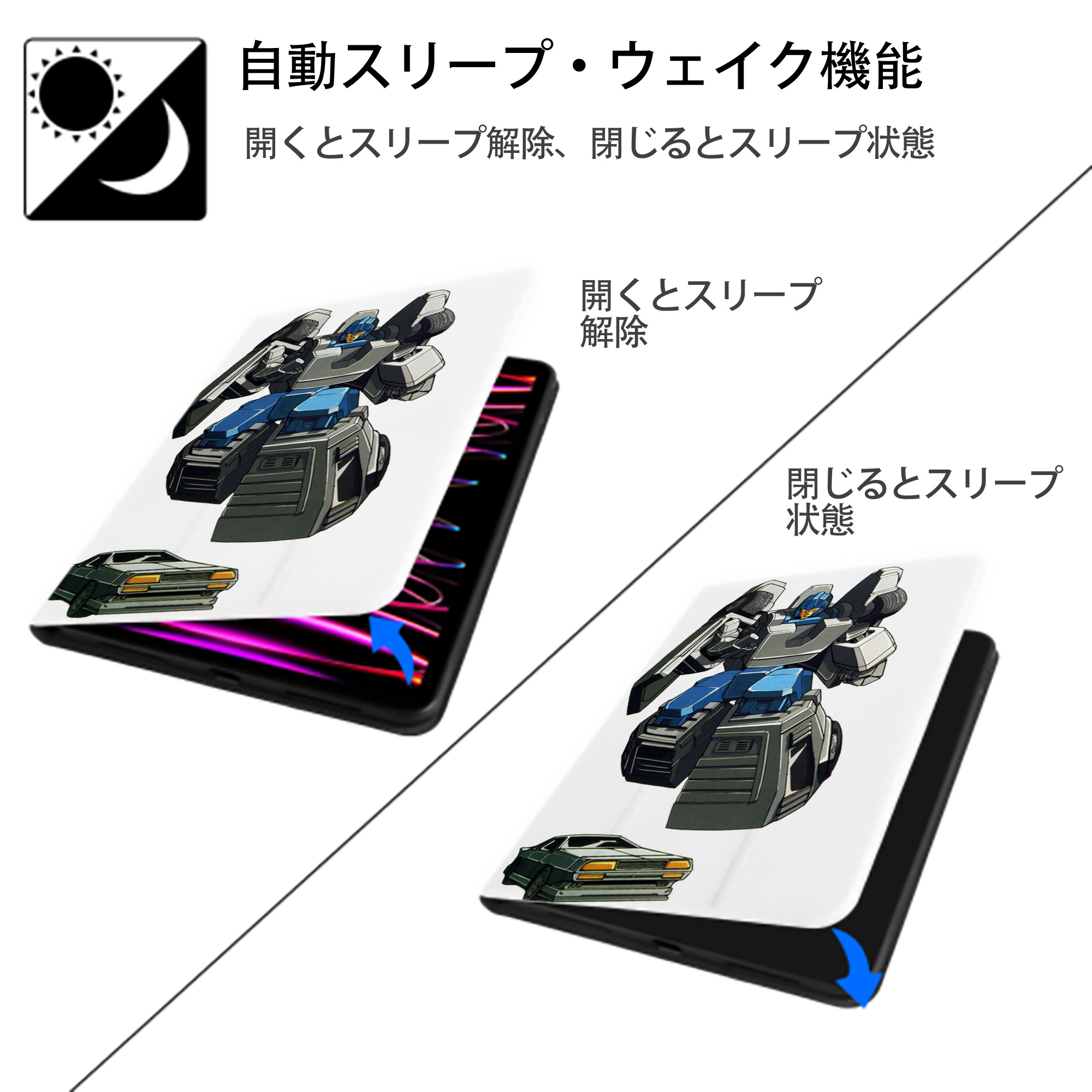  IPad ケース ペン収納付き 三つ折りスタンド PUレザー×シリコン 対応機種9.5/10.5/10.9インチ