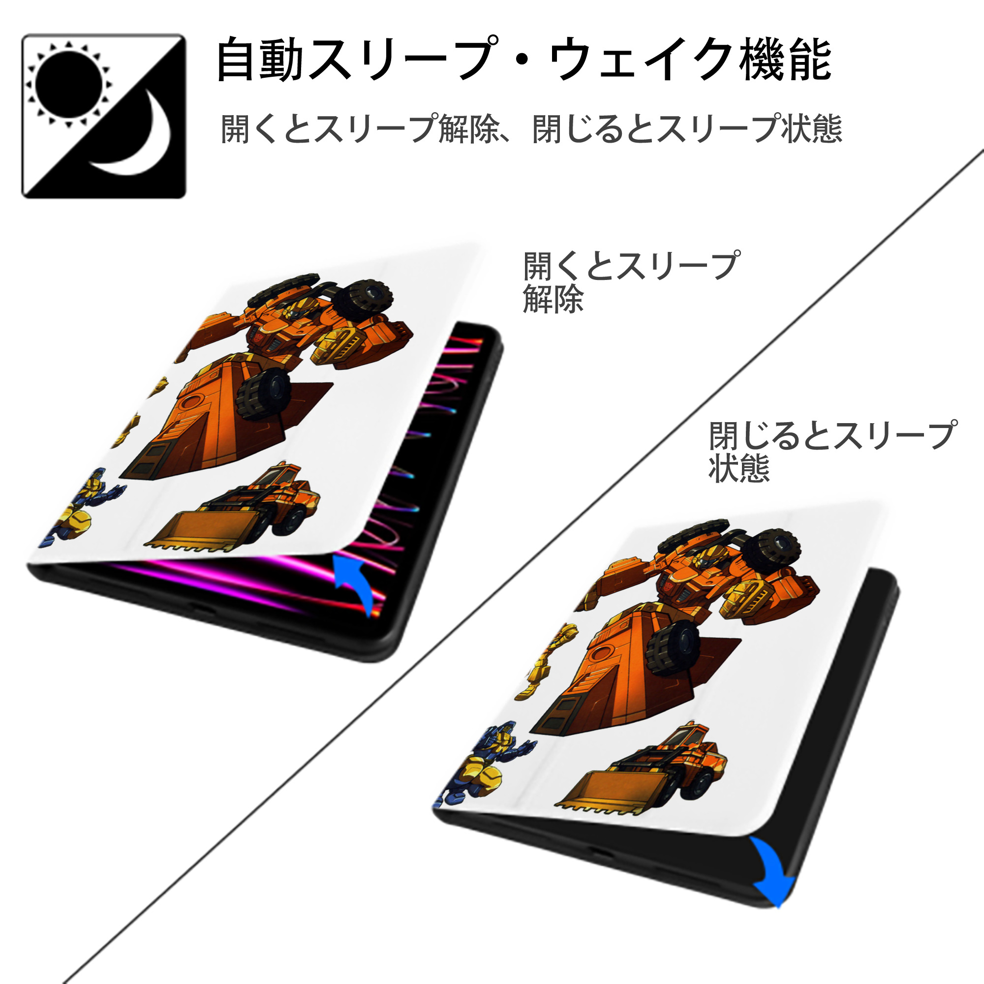  IPad ケース ペン収納付き 三つ折りスタンド PUレザー×シリコン 対応機種9.5/10.5/10.9インチ