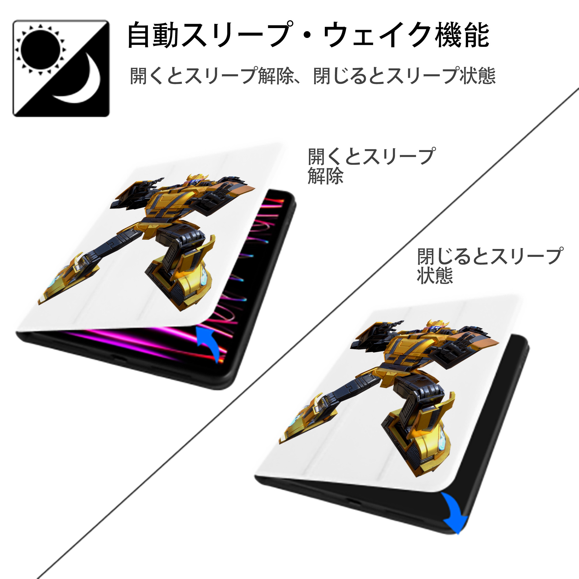  IPad ケース ペン収納付き 三つ折りスタンド PUレザー×シリコン 対応機種9.5/10.5/10.9インチ