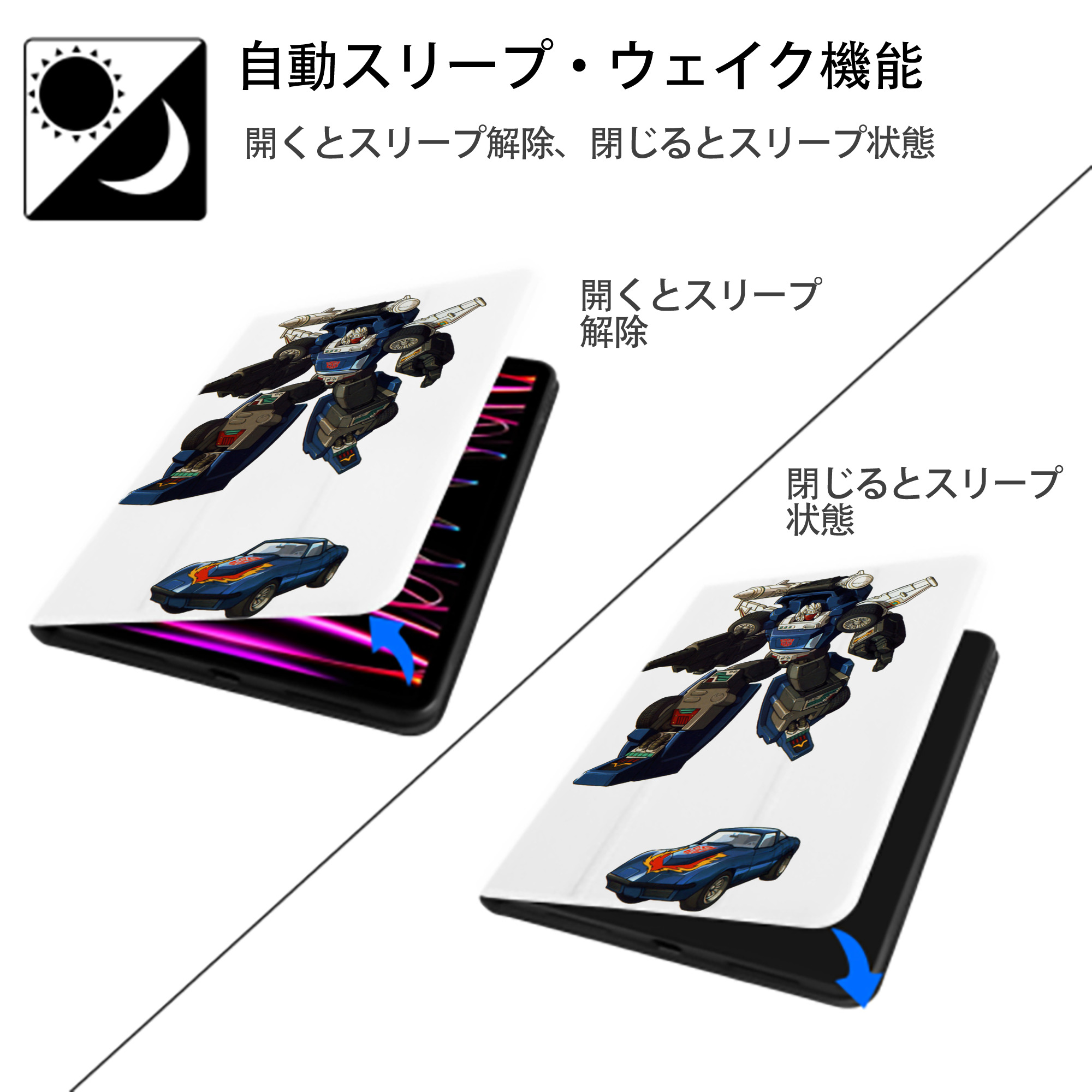 IPad ケース ペン収納付き 三つ折りスタンド PUレザー×シリコン 対応機種9.5/10.5/10.9インチ