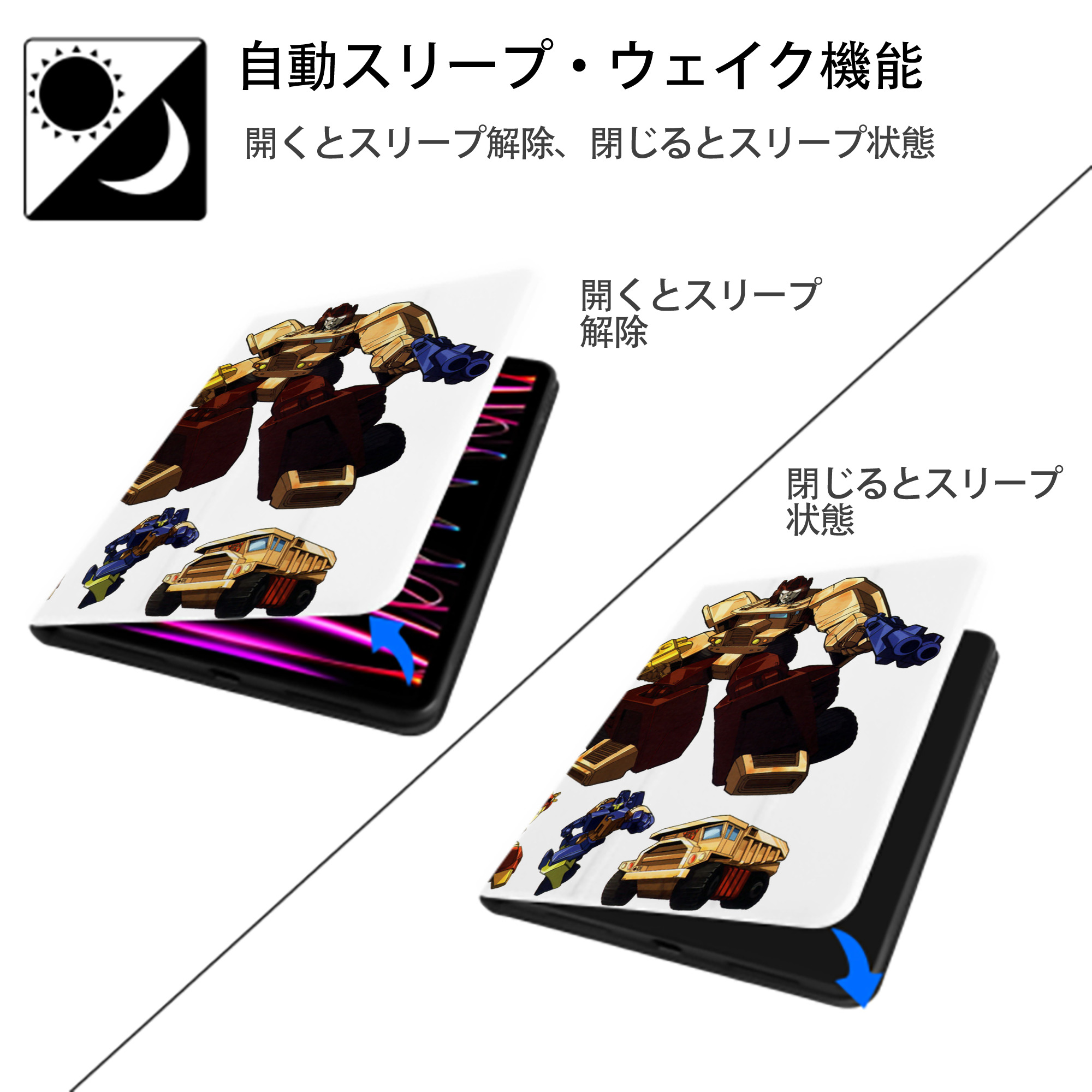  IPad ケース ペン収納付き 三つ折りスタンド PUレザー×シリコン 対応機種9.5/10.5/10.9インチ