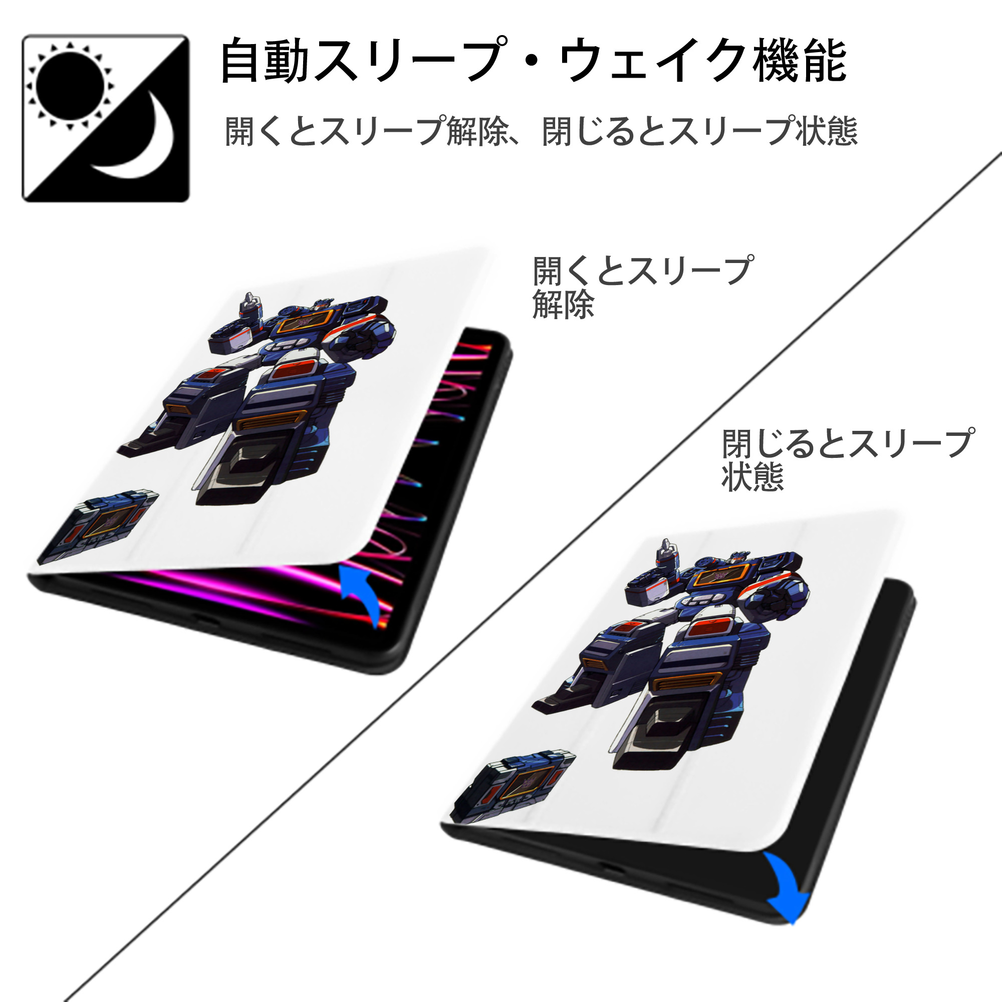  IPad ケース ペン収納付き 三つ折りスタンド PUレザー×シリコン 対応機種9.5/10.5/10.9インチ
