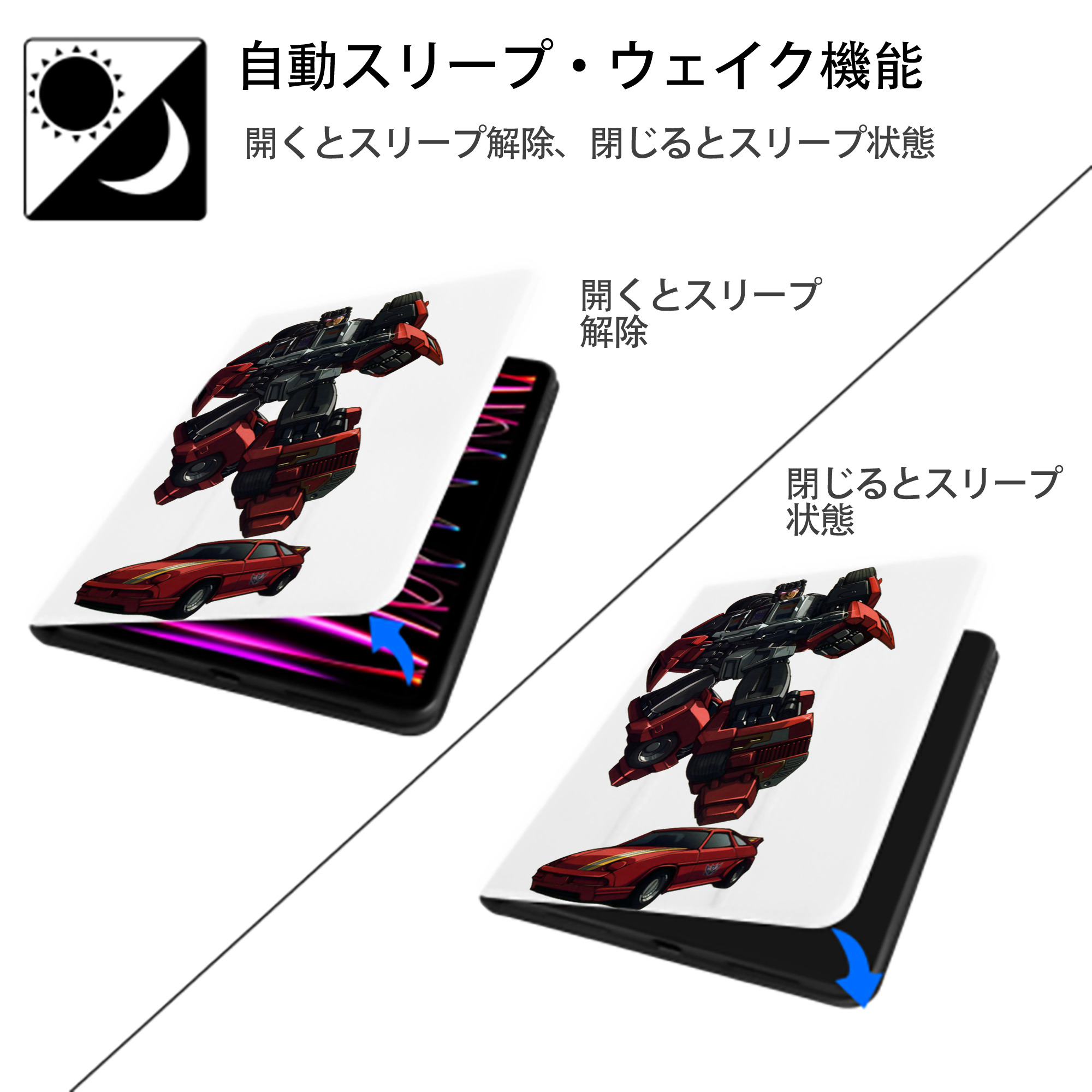  IPad ケース ペン収納付き 三つ折りスタンド PUレザー×シリコン 対応機種9.5/10.5/10.9インチ