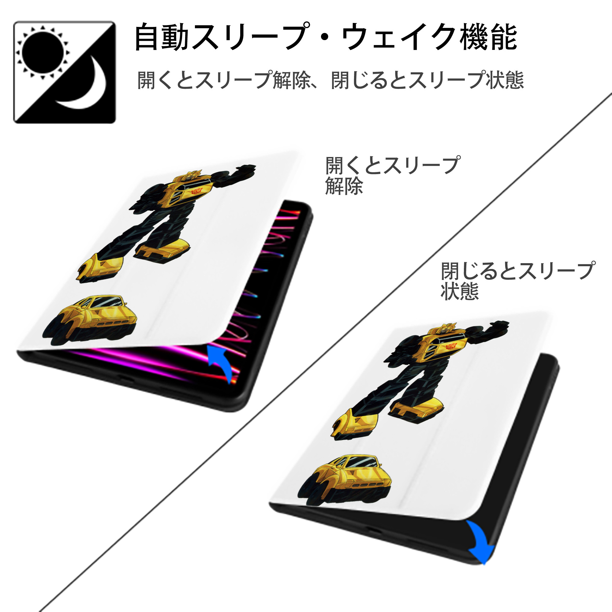  IPad ケース ペン収納付き 三つ折りスタンド PUレザー×シリコン 対応機種9.5/10.5/10.9インチ