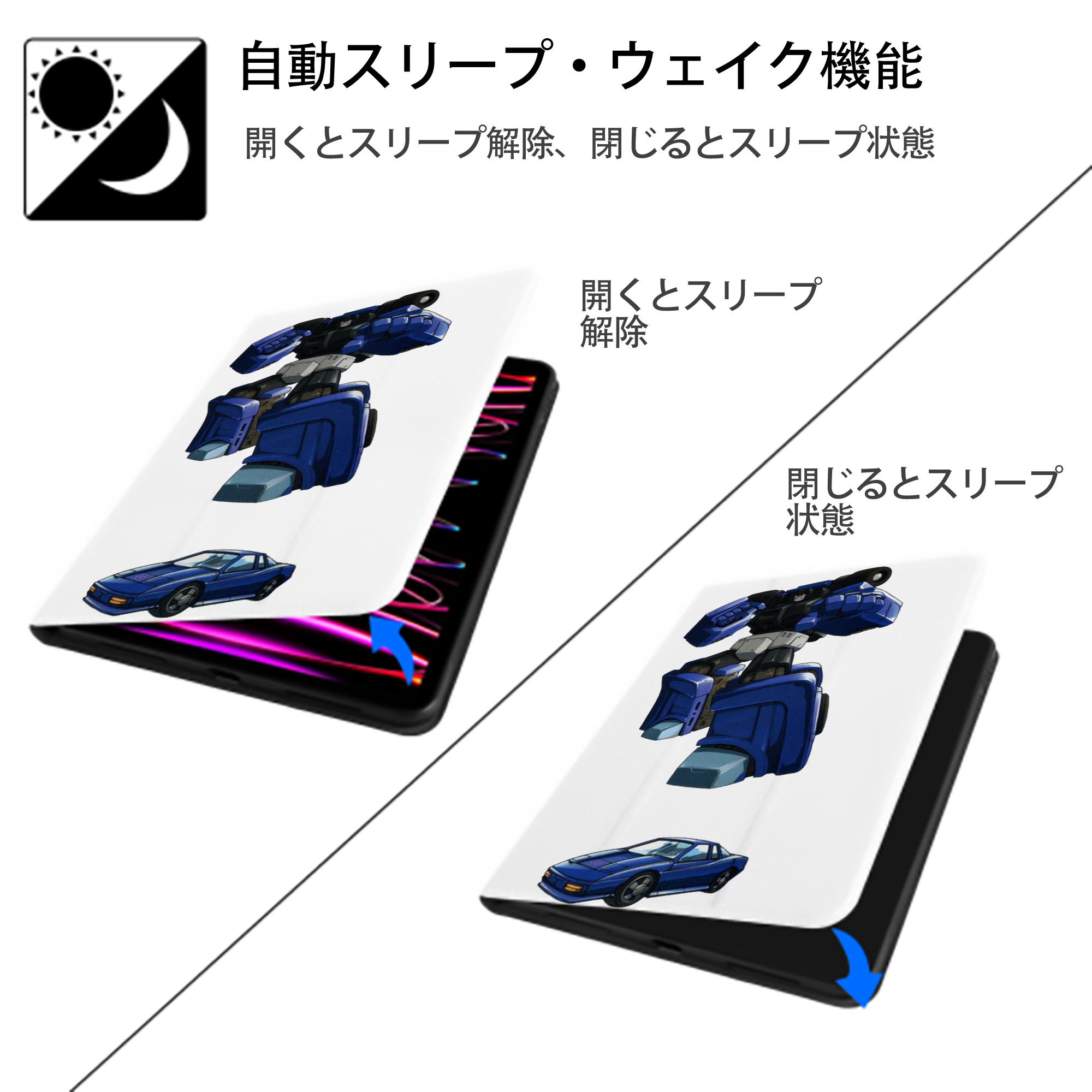  IPad ケース ペン収納付き 三つ折りスタンド PUレザー×シリコン 対応機種9.5/10.5/10.9インチ