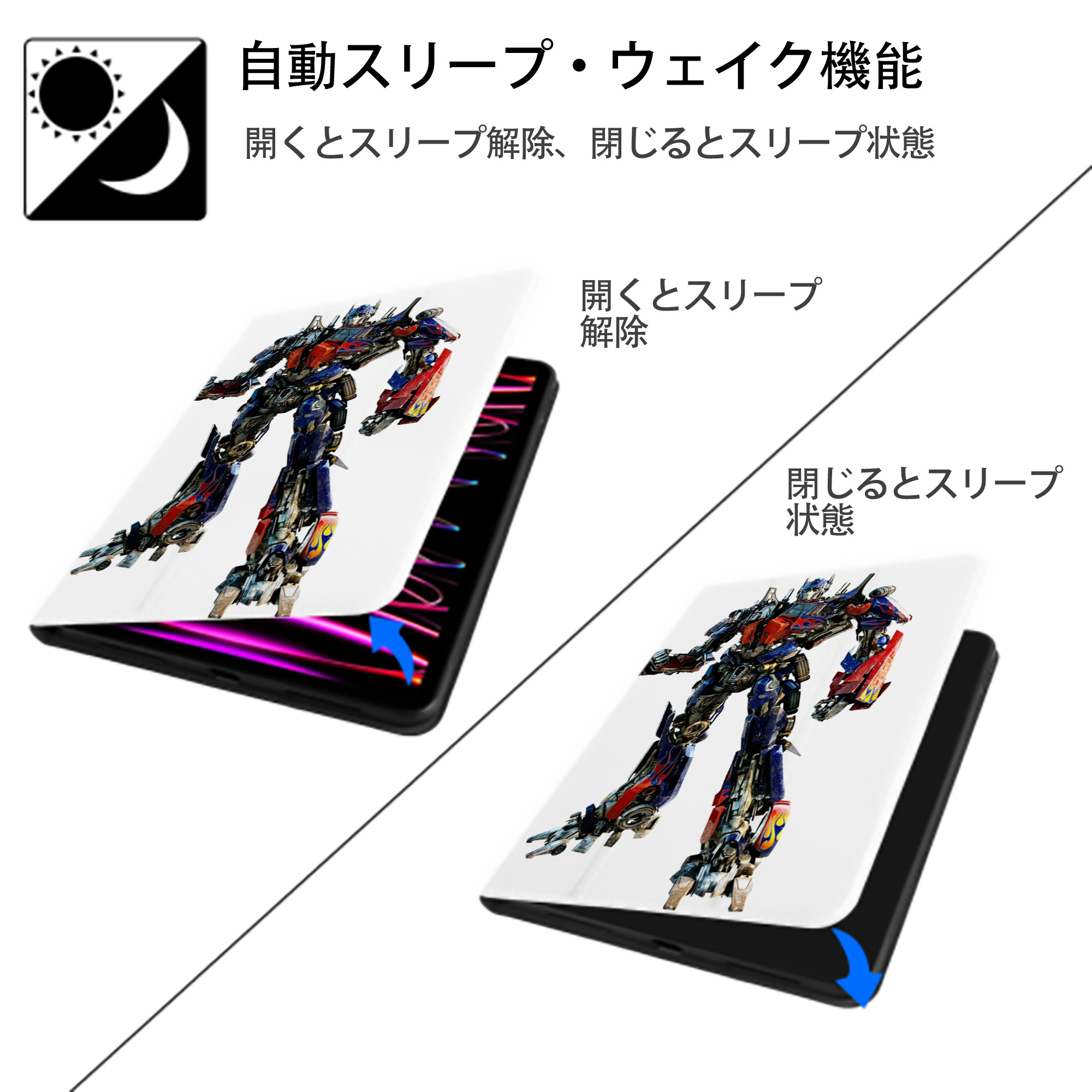  IPad ケース ペン収納付き 三つ折りスタンド PUレザー×シリコン 対応機種9.5/10.5/10.9インチ