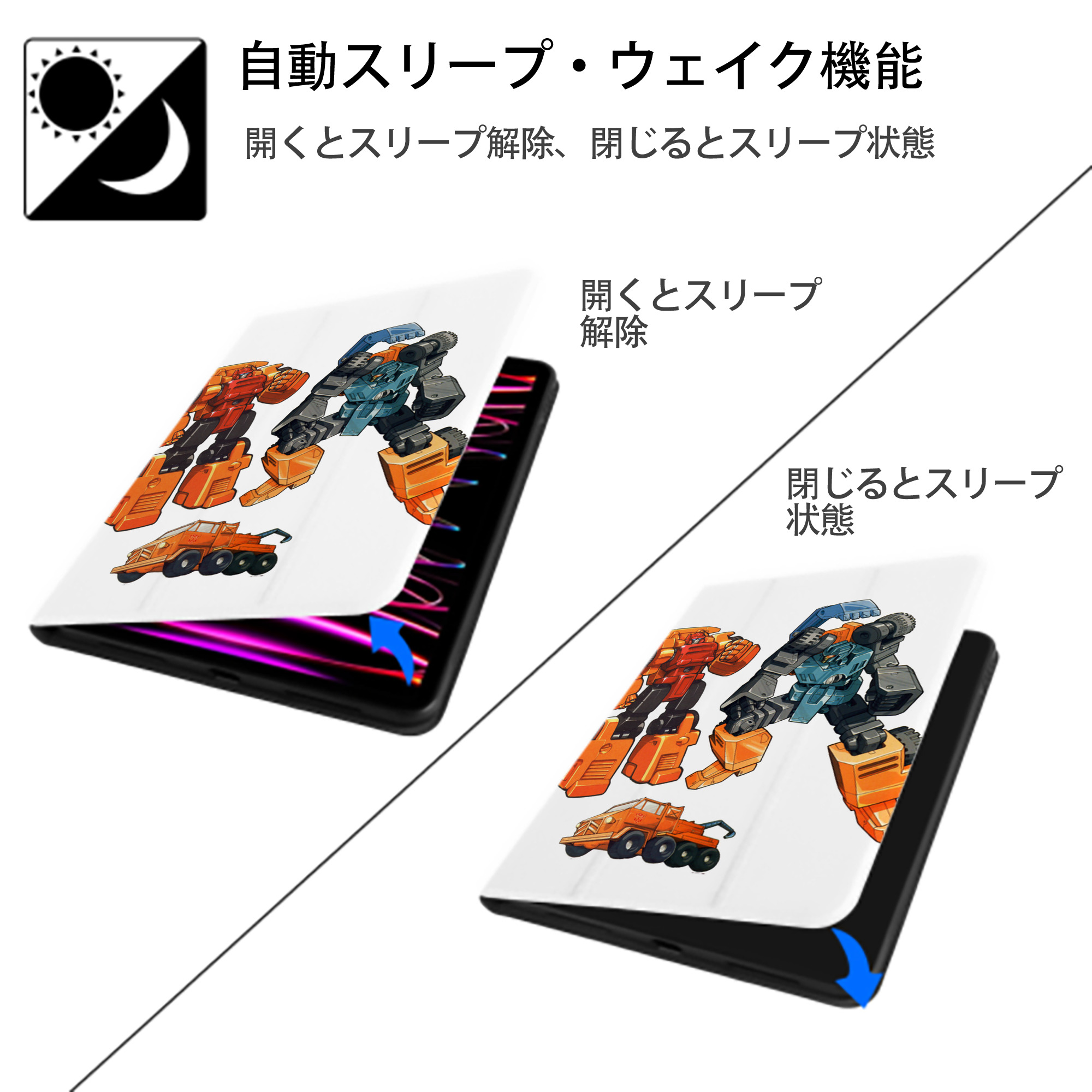  IPad ケース ペン収納付き 三つ折りスタンド PUレザー×シリコン 対応機種9.5/10.5/10.9インチ