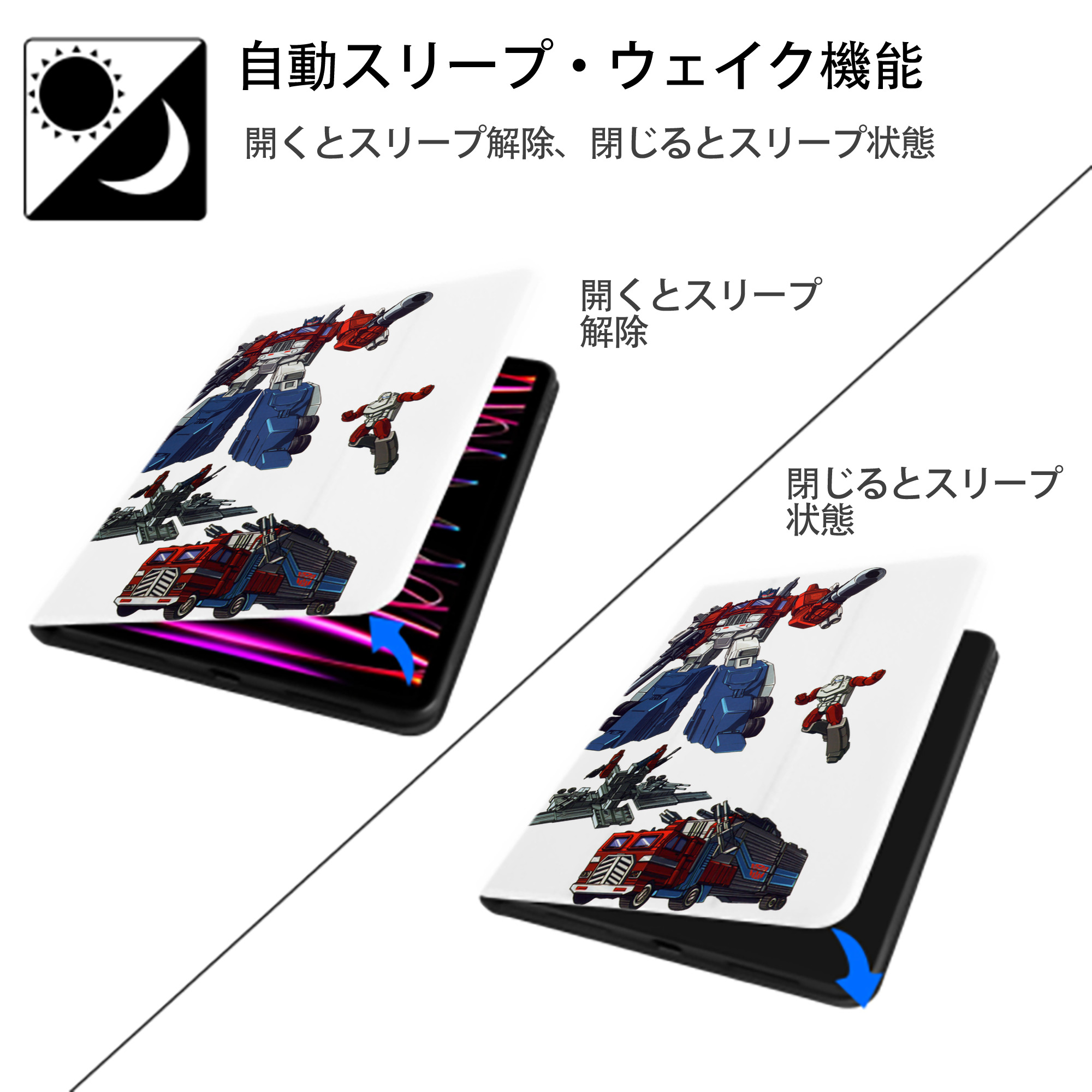  IPad ケース ペン収納付き 三つ折りスタンド PUレザー×シリコン 対応機種9.5/10.5/10.9インチ