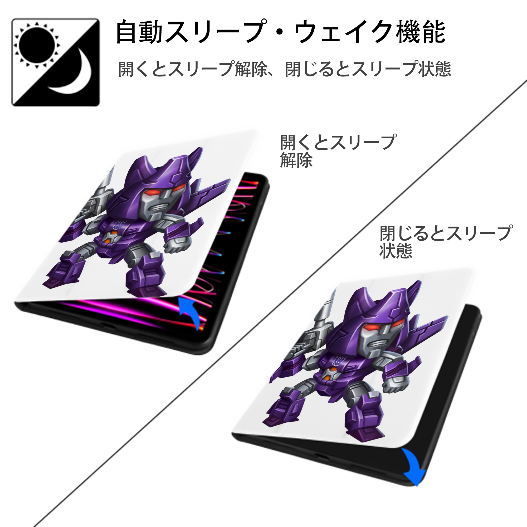  IPad ケース ペン収納付き 三つ折りスタンド PUレザー×シリコン 対応機種9.5/10.5/10.9インチ