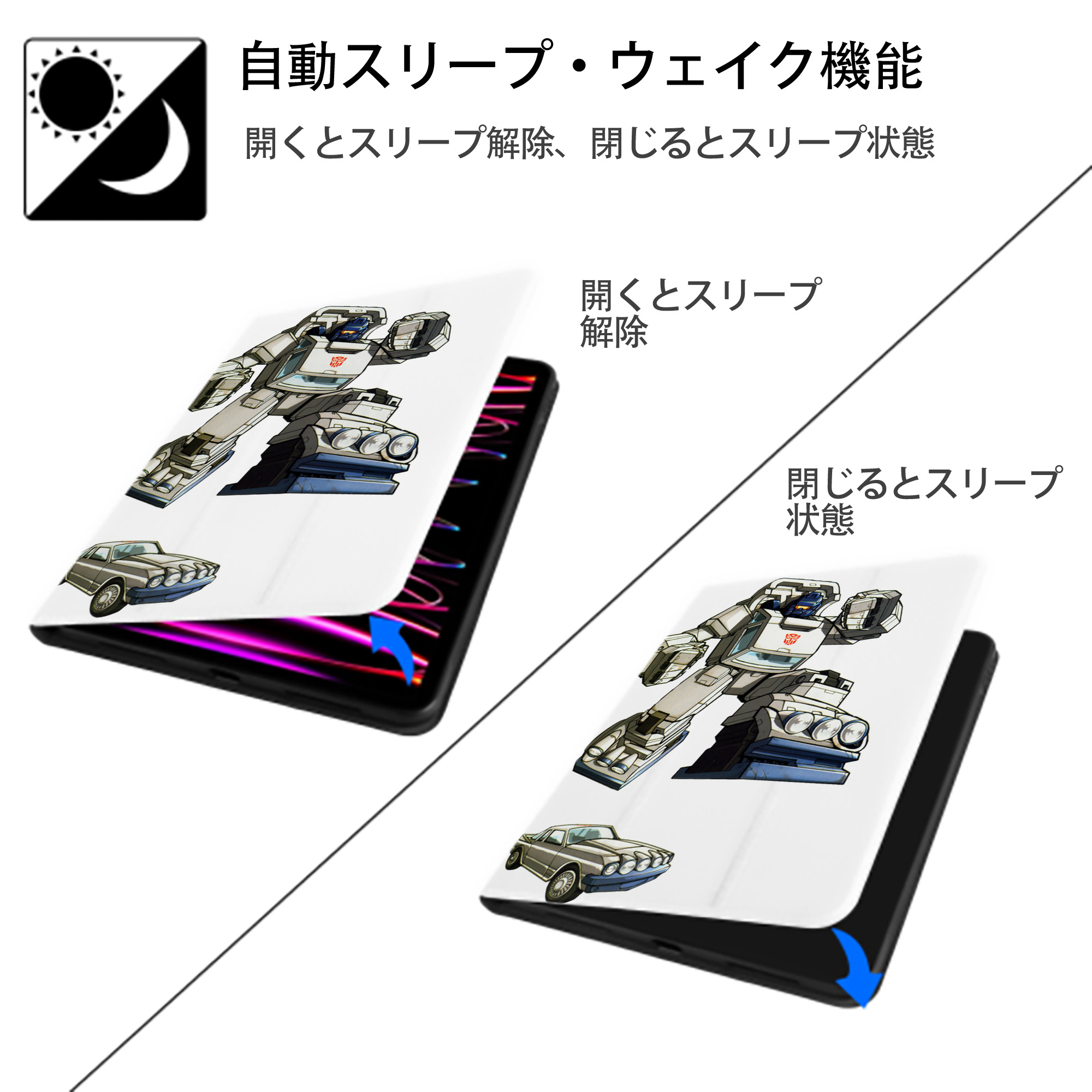  IPad ケース ペン収納付き 三つ折りスタンド PUレザー×シリコン 対応機種9.5/10.5/10.9インチ