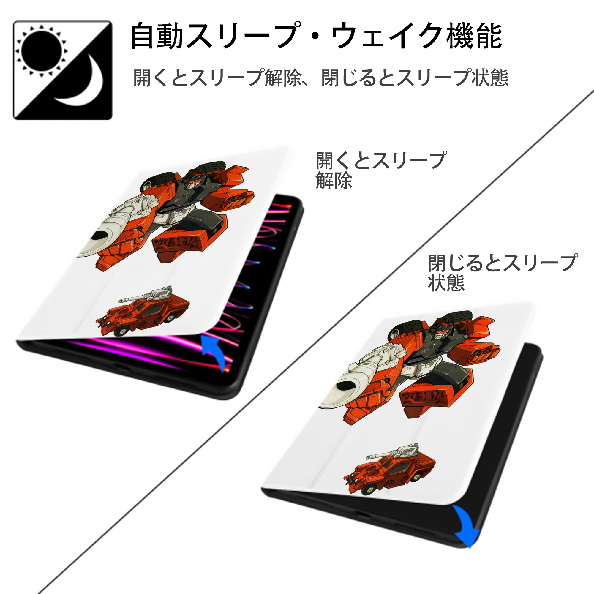  IPad ケース ペン収納付き 三つ折りスタンド PUレザー×シリコン 対応機種9.5/10.5/10.9インチ