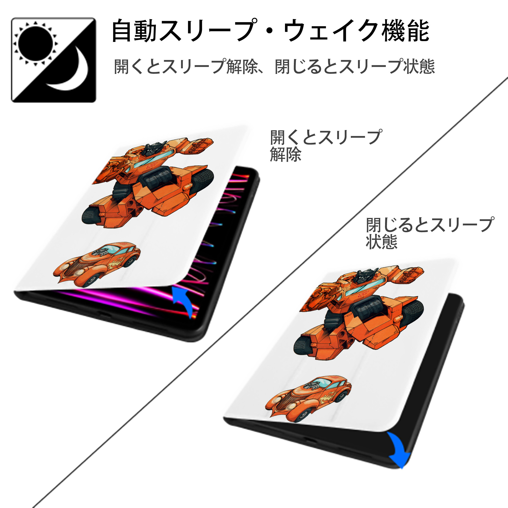  IPad ケース ペン収納付き 三つ折りスタンド PUレザー×シリコン 対応機種9.5/10.5/10.9インチ