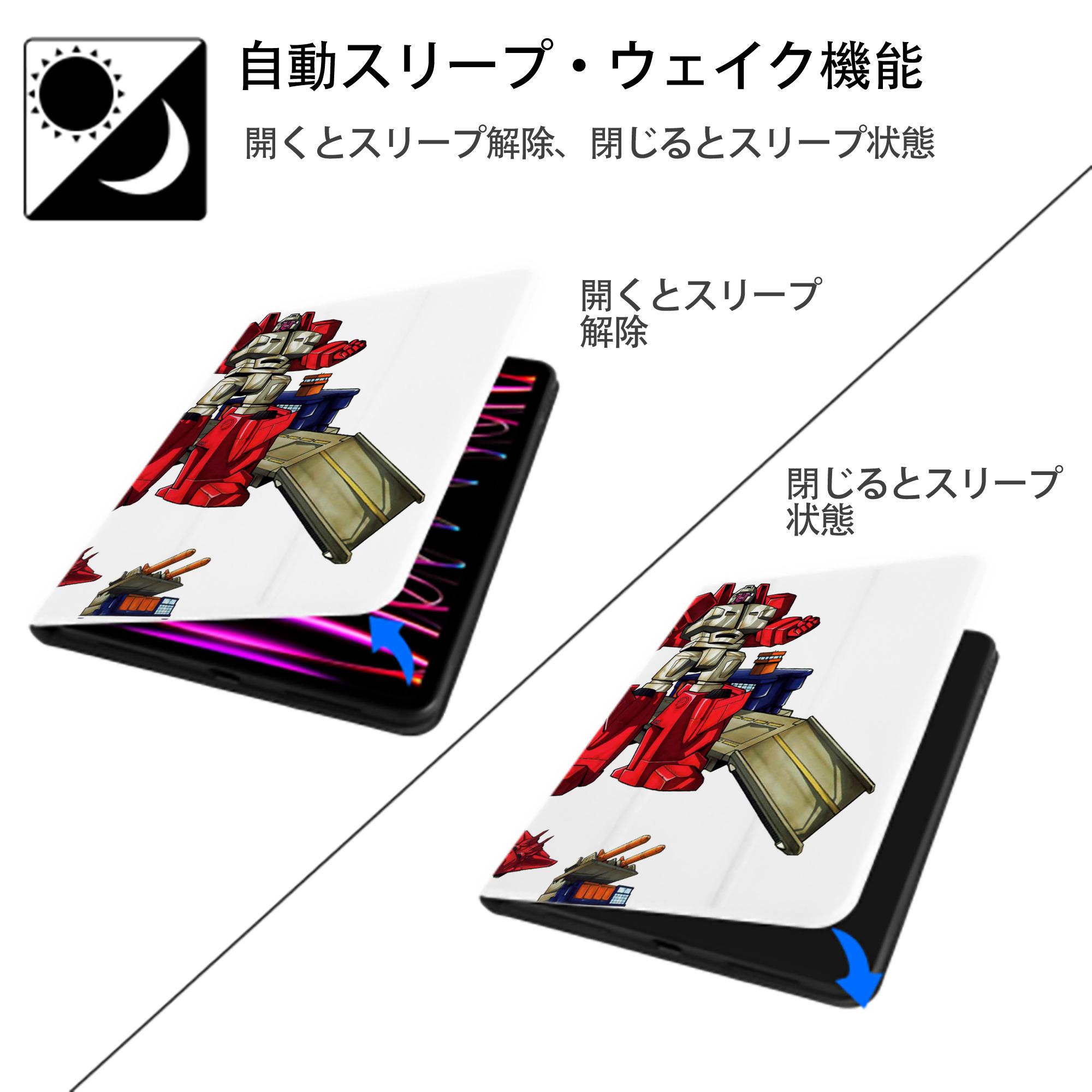 IPad ケース ペン収納付き 三つ折りスタンド PUレザー×シリコン 対応機種9.5/10.5/10.9インチ