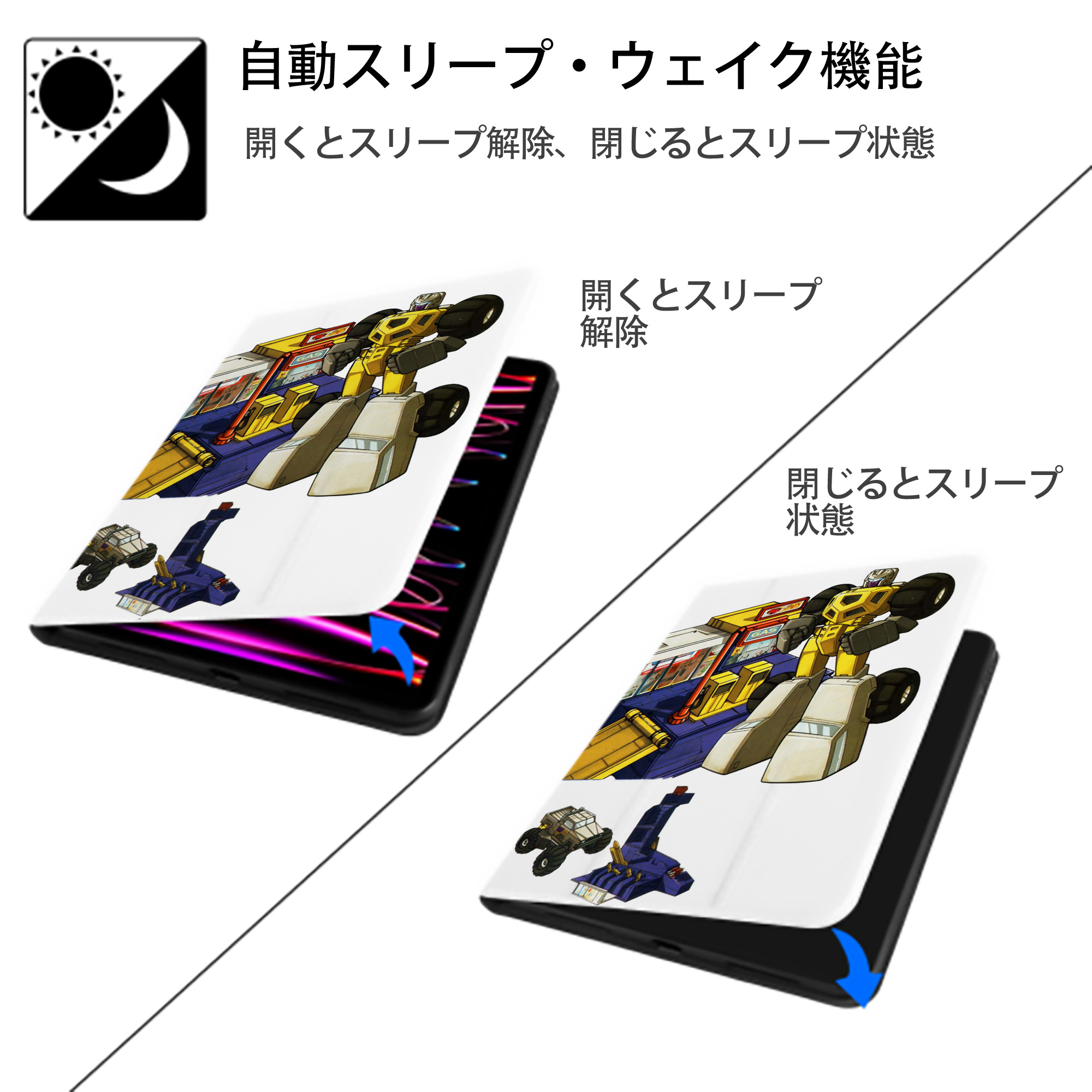  IPad ケース ペン収納付き 三つ折りスタンド PUレザー×シリコン 対応機種9.5/10.5/10.9インチ