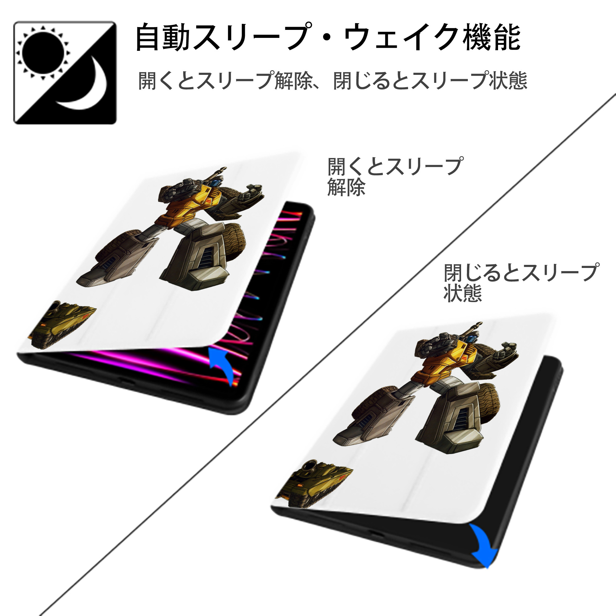  IPad ケース ペン収納付き 三つ折りスタンド PUレザー×シリコン 対応機種9.5/10.5/10.9インチ